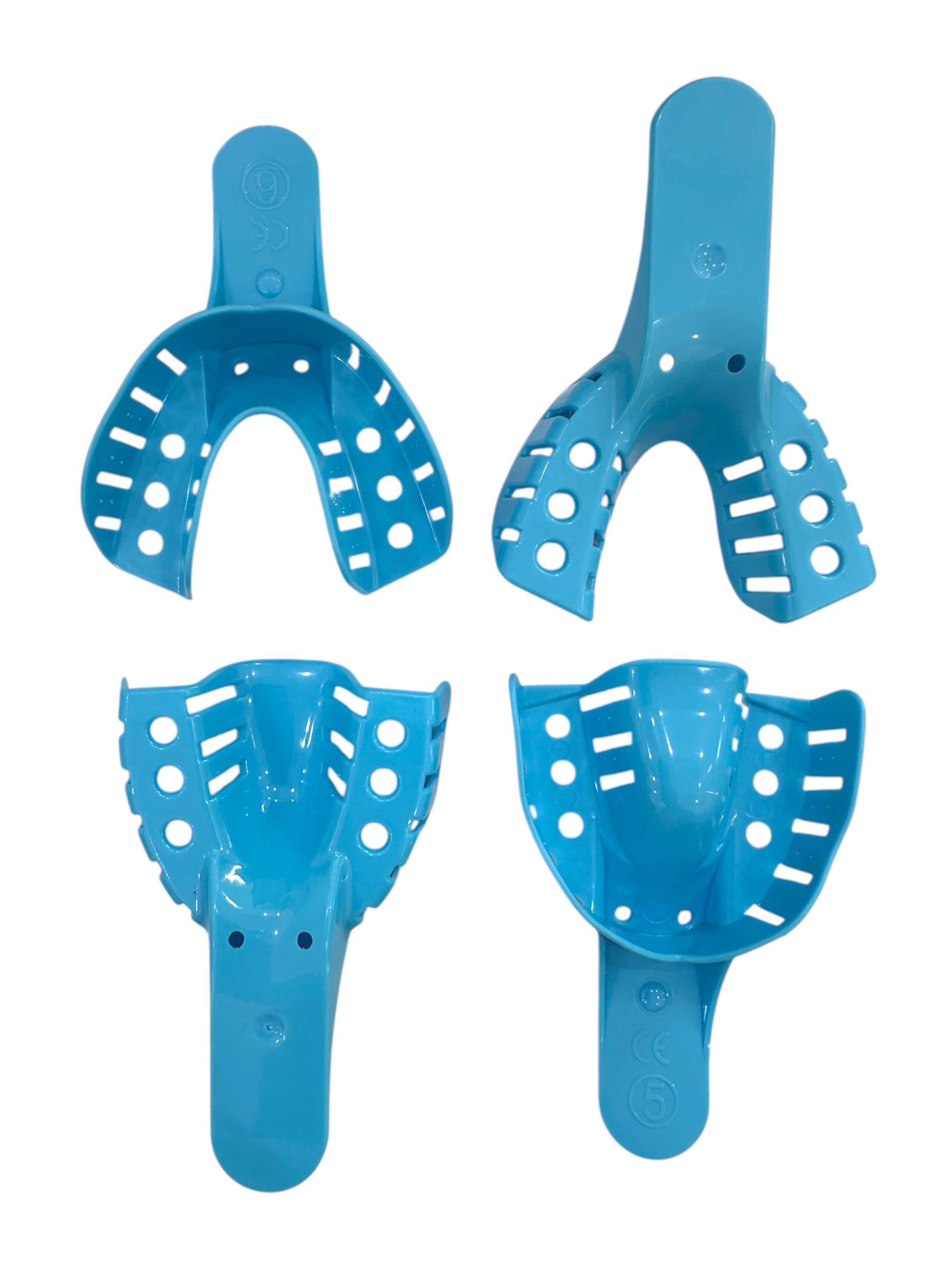 Plastic Impression Tray Set (12 pieces) U&L