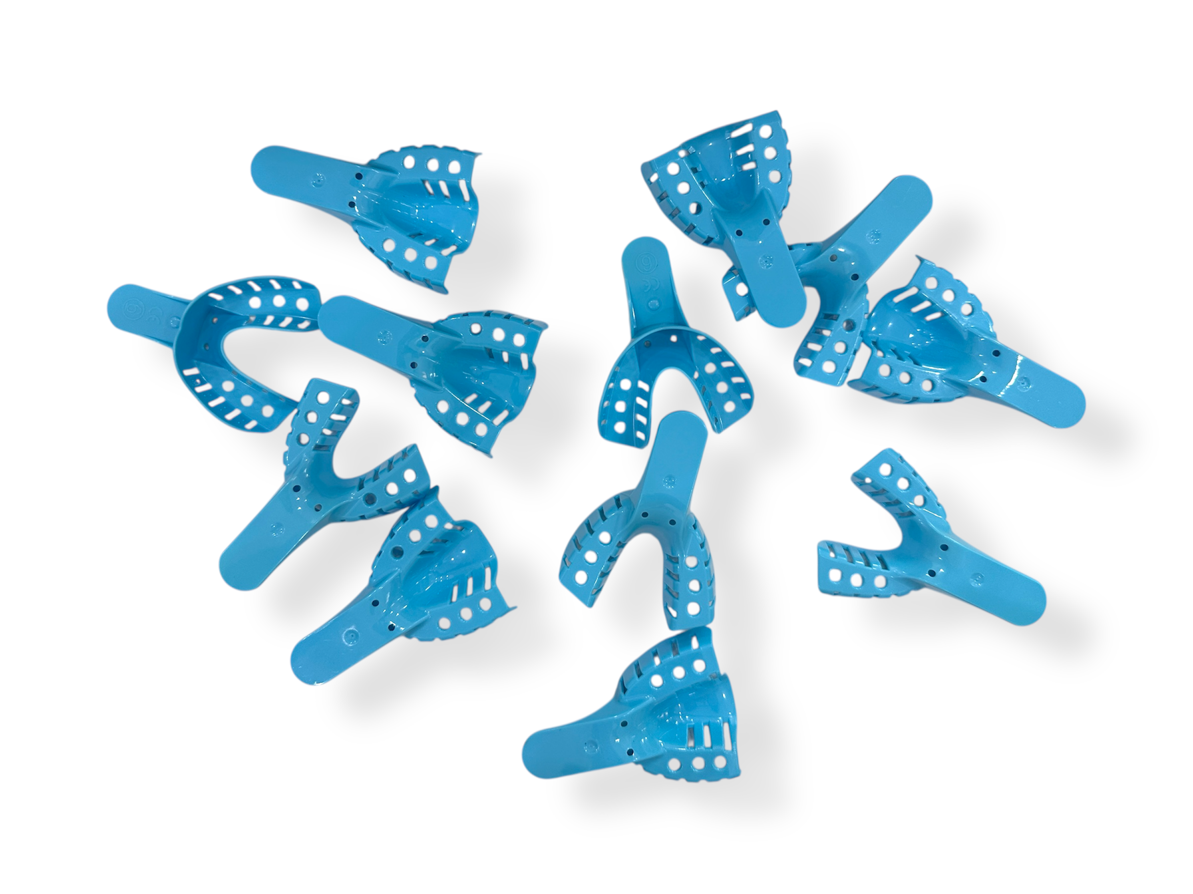 Plastic Impression Tray Set (12 pieces) U&L