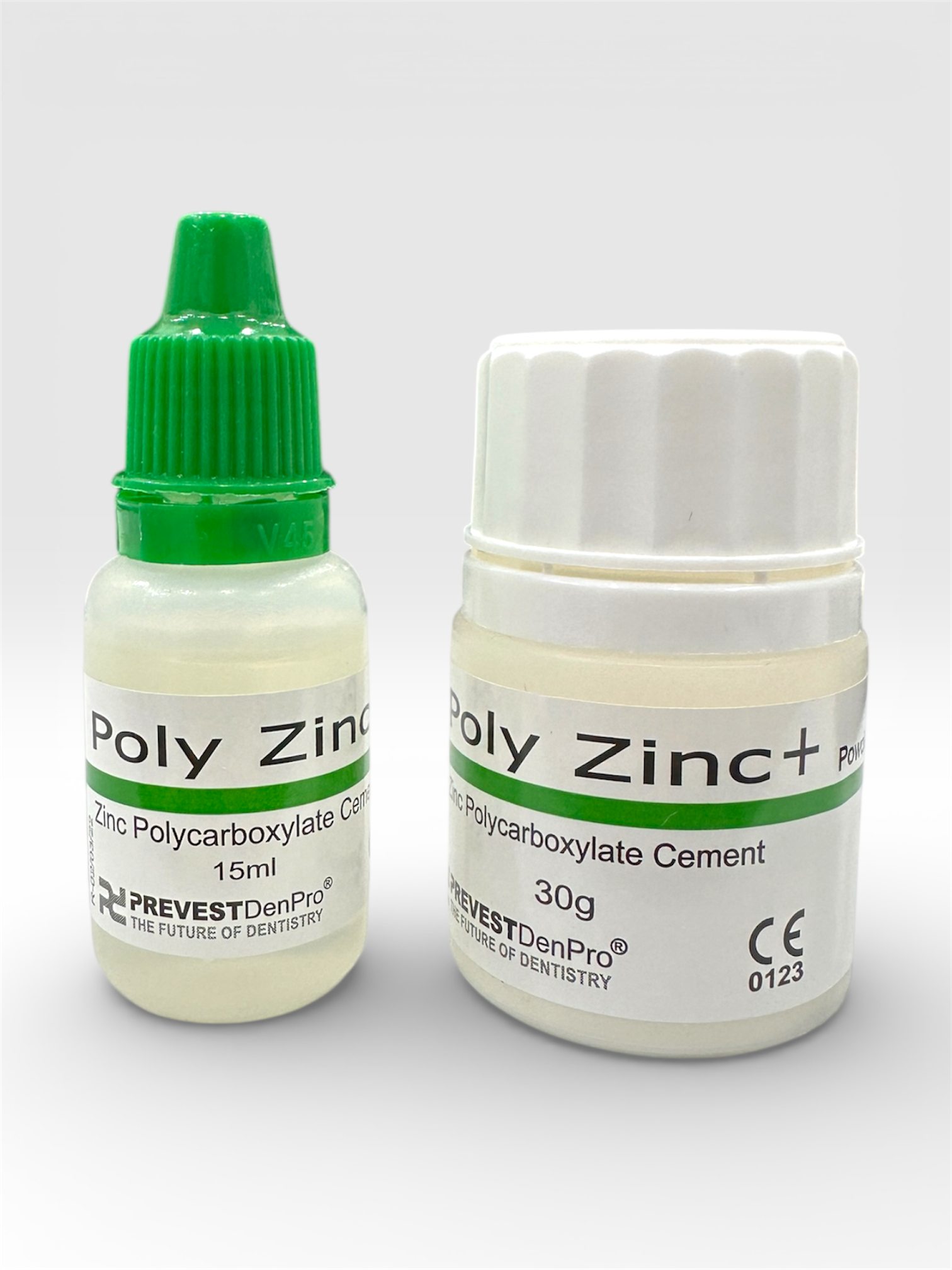Poly Zinc+ Dental Cement – Zinc Polycarboxylate Luting Cement (Powder & Liquid)