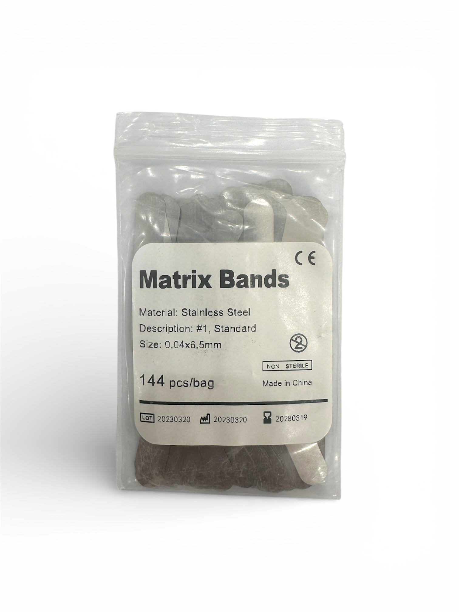 Matrix Band Tofflemire Type Basic Pack – Stainless Steel Tofflemire Type (10 Pieces)