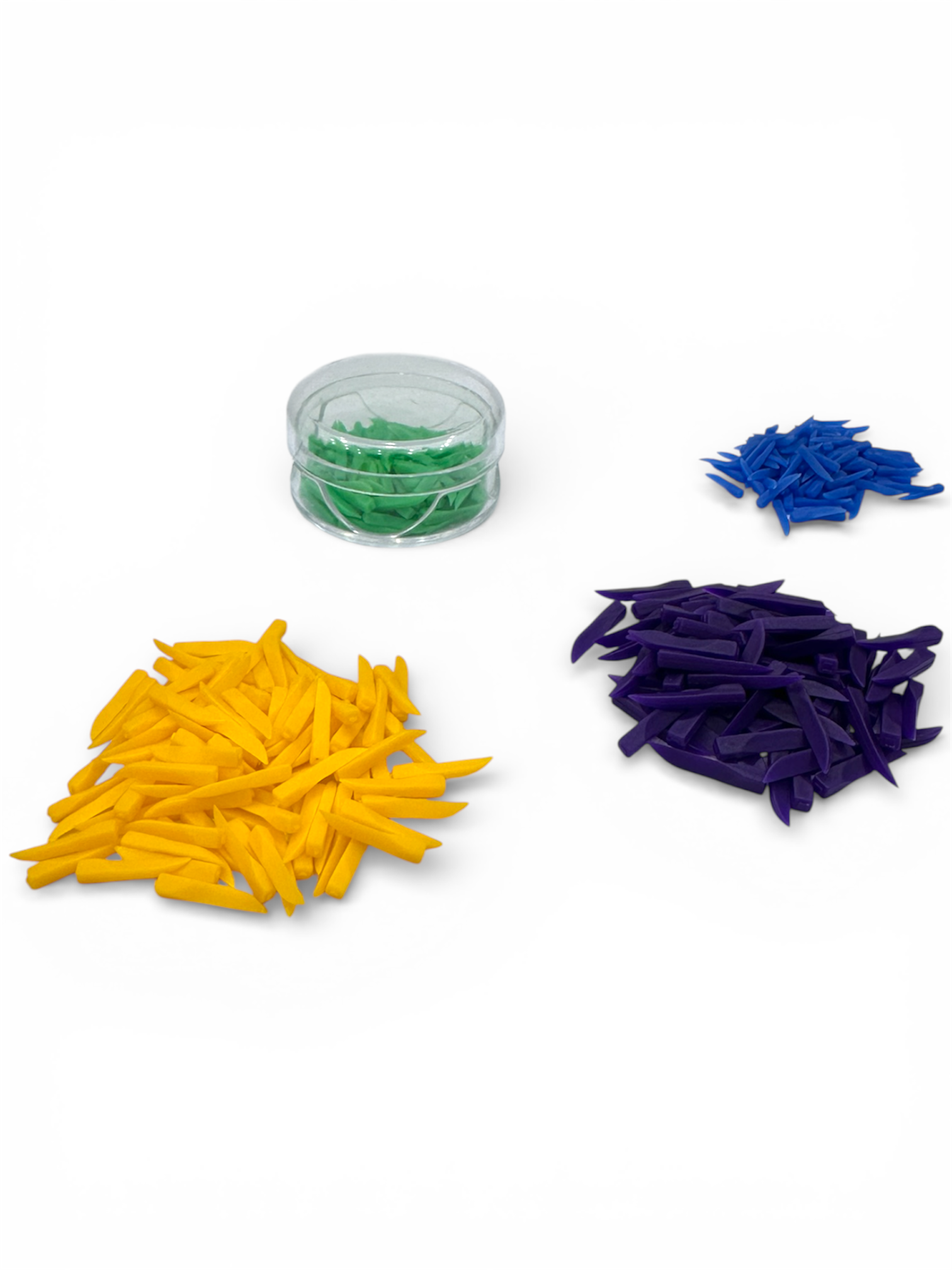 Disposable Plastic Wedges – Assorted Colour - Coded – 50 Pcs Interdental