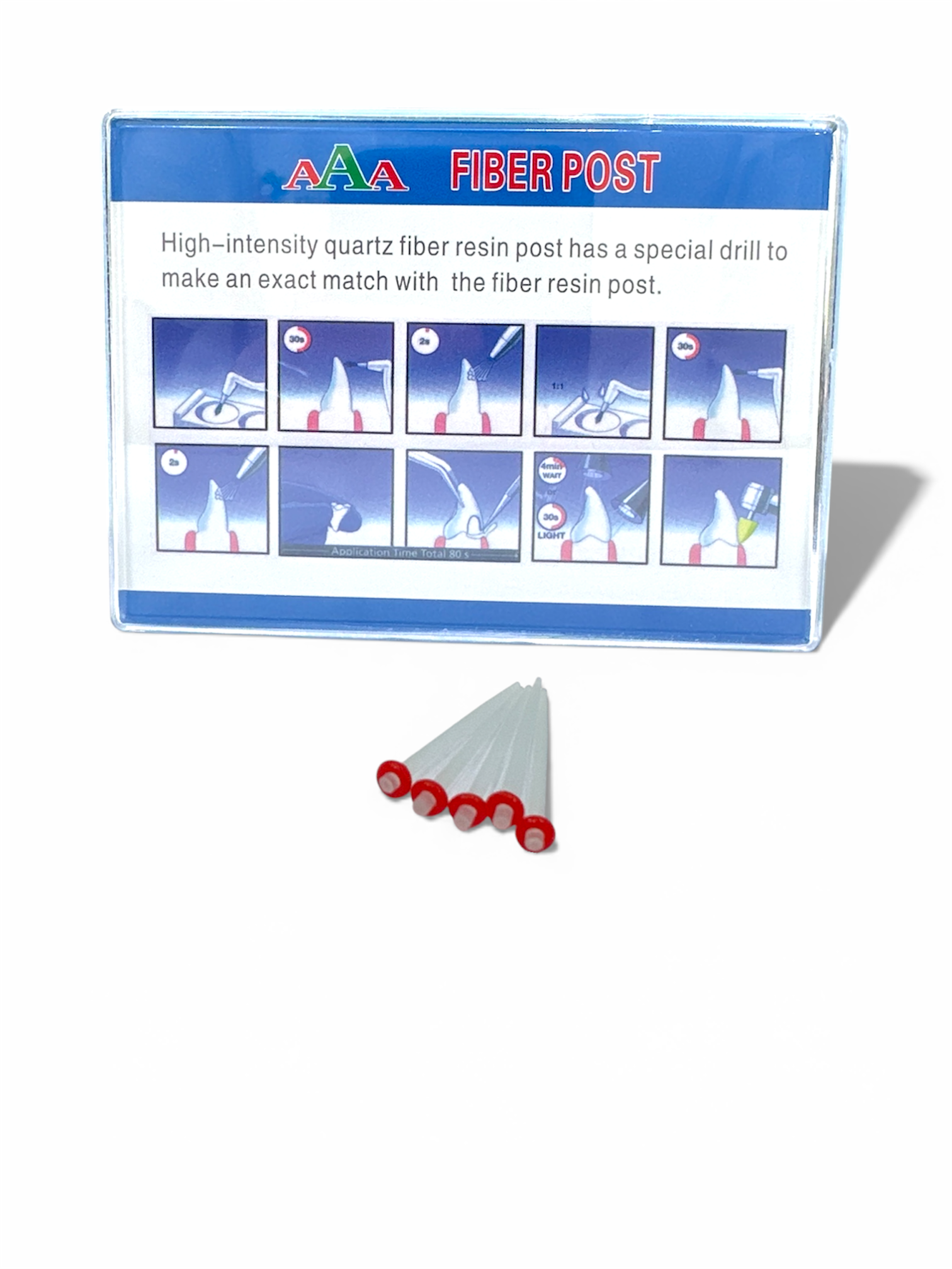 Fiber Reinforced Dental Posts Kit – Assorted Sizes With Matching Drills