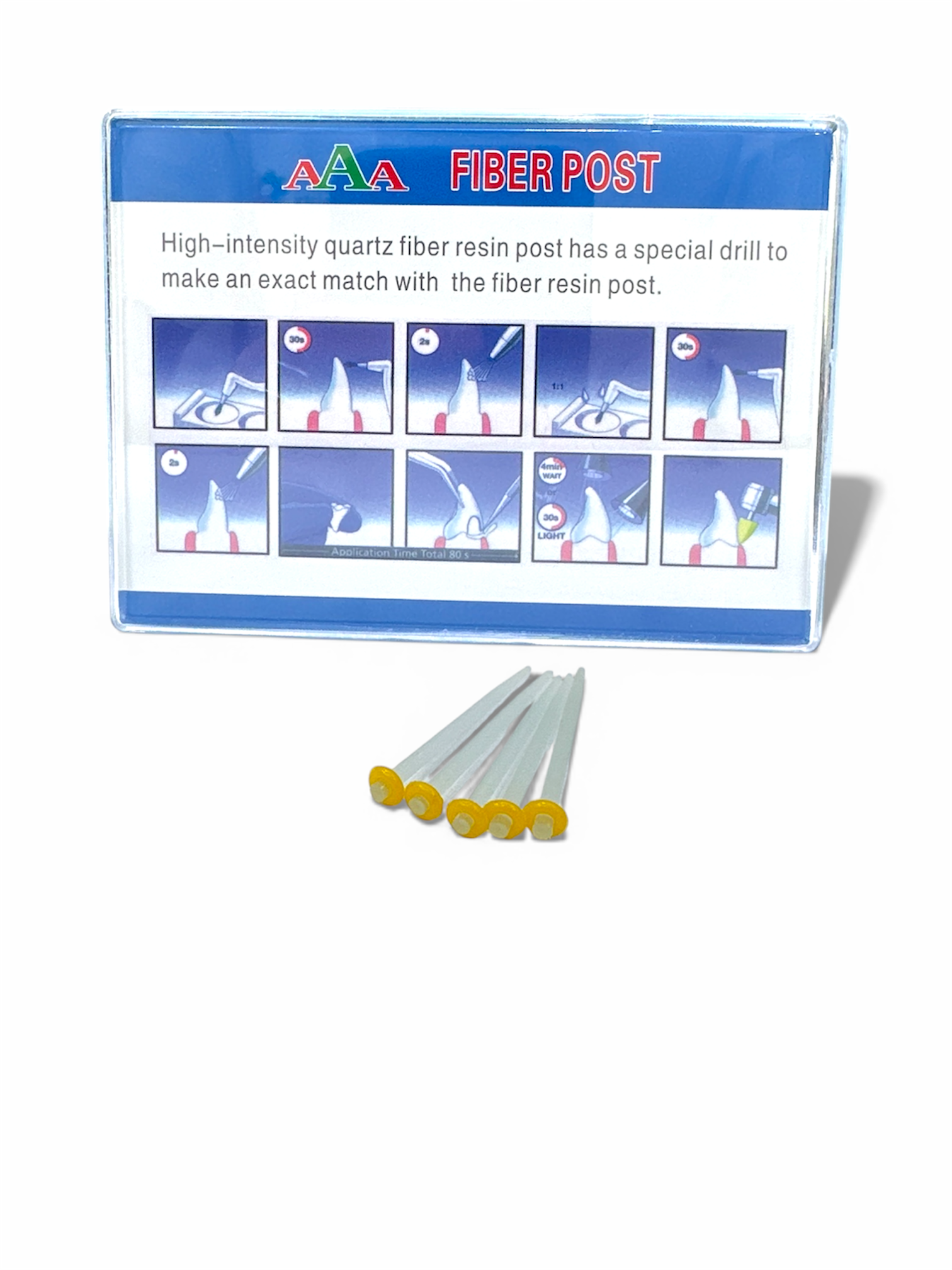 Fiber Reinforced Dental Posts Kit – Assorted Sizes With Matching Drills