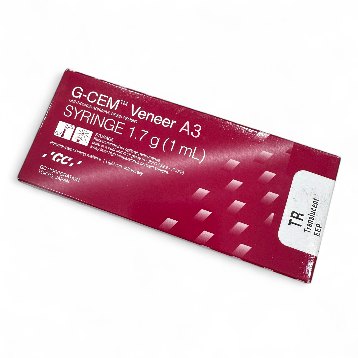G‑CEM Veneer Light Cure Adhesive Resin Cement – Refill Syringe 1.7g (Made in Japan)