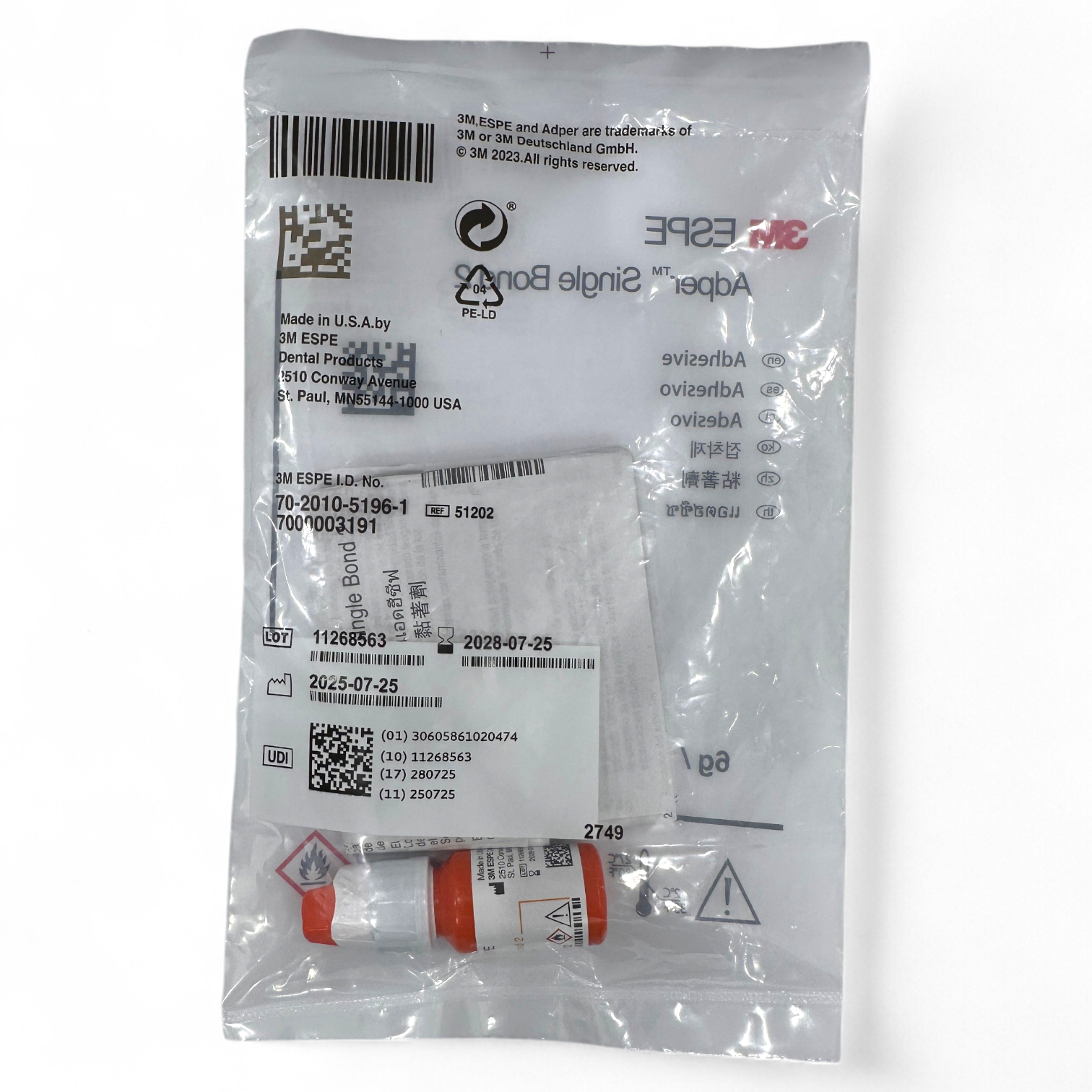 3M Single Bond 2 Adhesive – Universal Dental Bonding Agent 6g (Made in USA)
