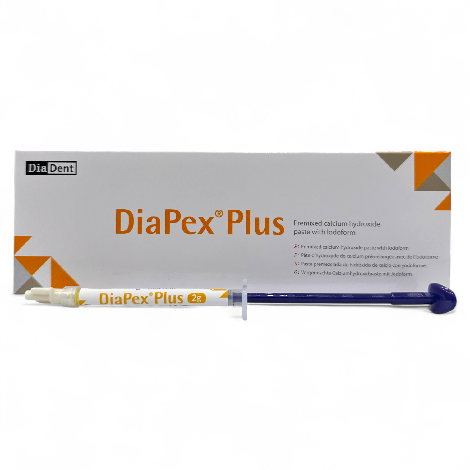 DiaPex Plus Premixed Calcium Hydroxide Paste with Iodoform – Endodontic Syringe Kit