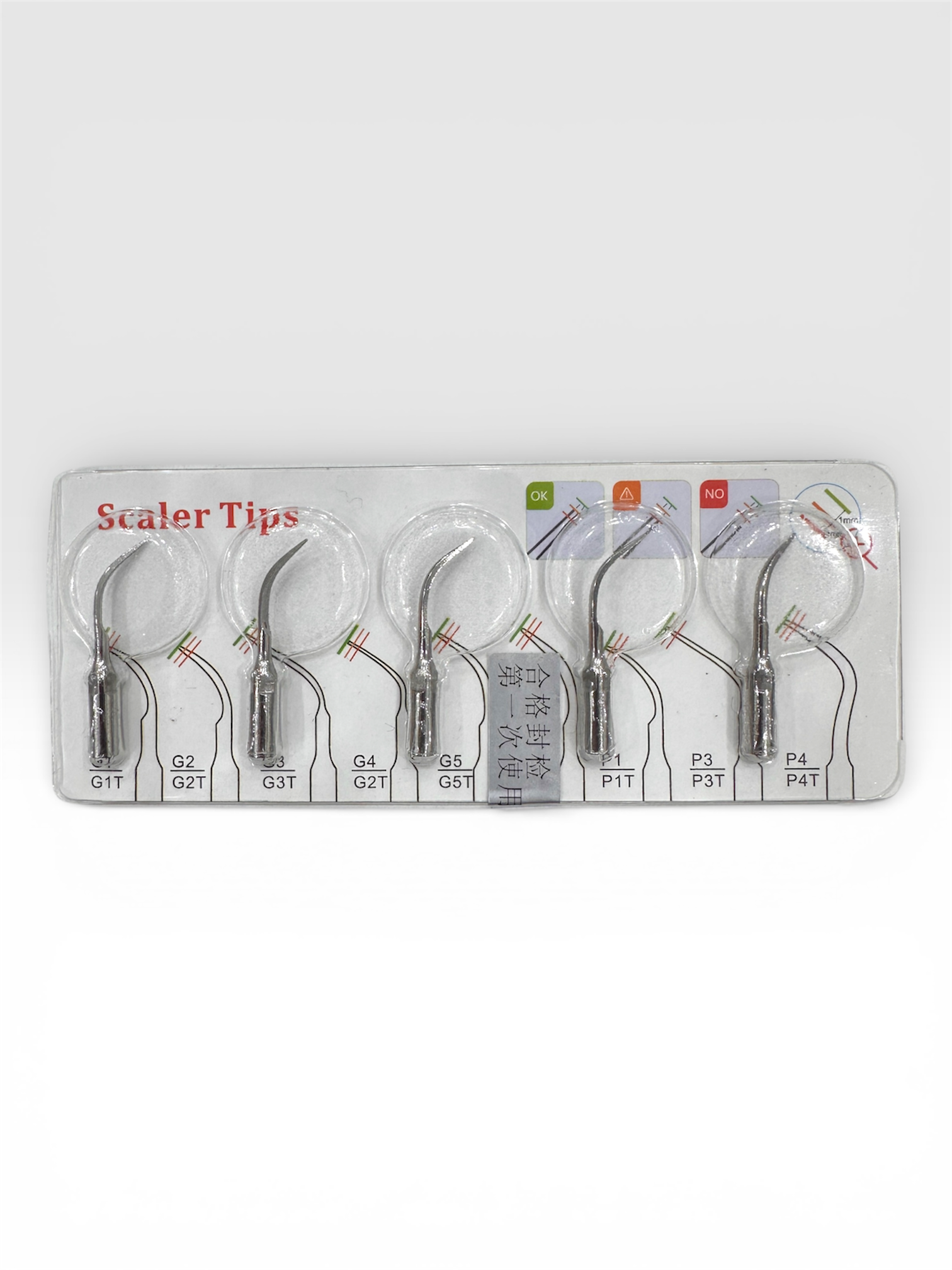Ultrasonic Scaler Tips – 5-Piece Set