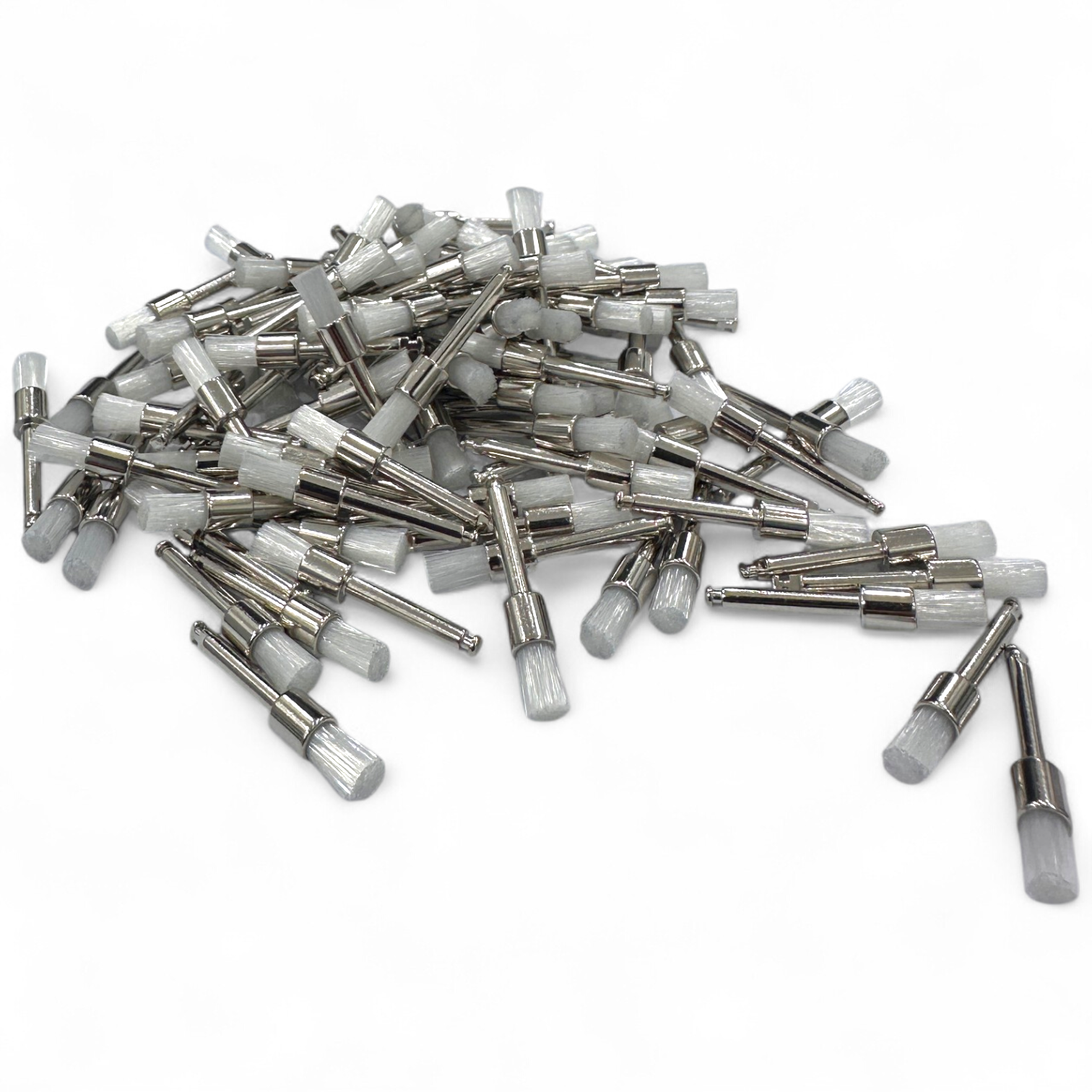 Prophy Polishing Brush Micro/Nylon bristle brush Latch Flat Type – 100 pcs