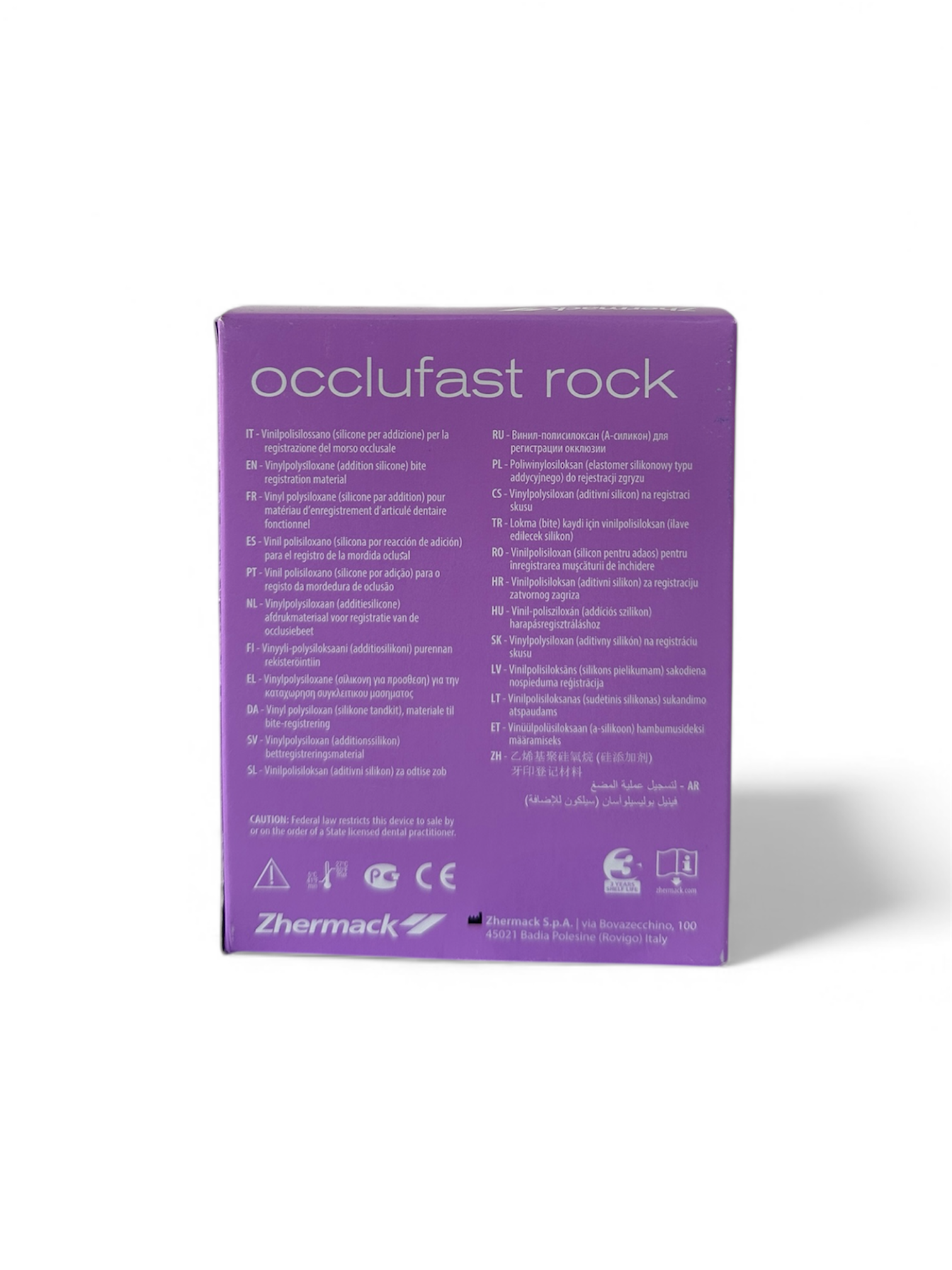 Occlu Fast Rock by Zhermack 100ml – Fast Setting Dental Bite Registration Paste