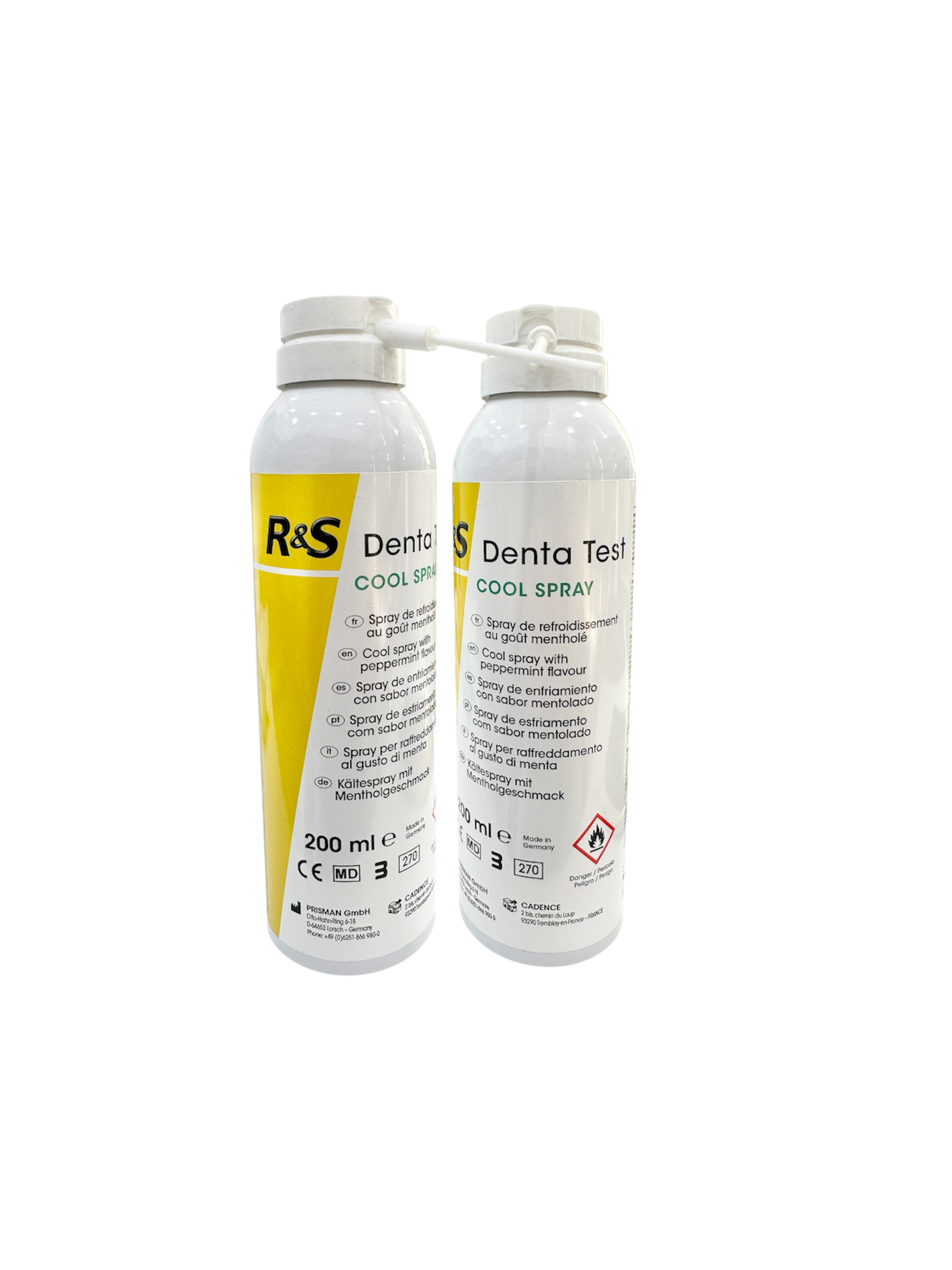 R&S Denta Test Cool Spray 200ml – Cooling & Disinfectant Made In Germany