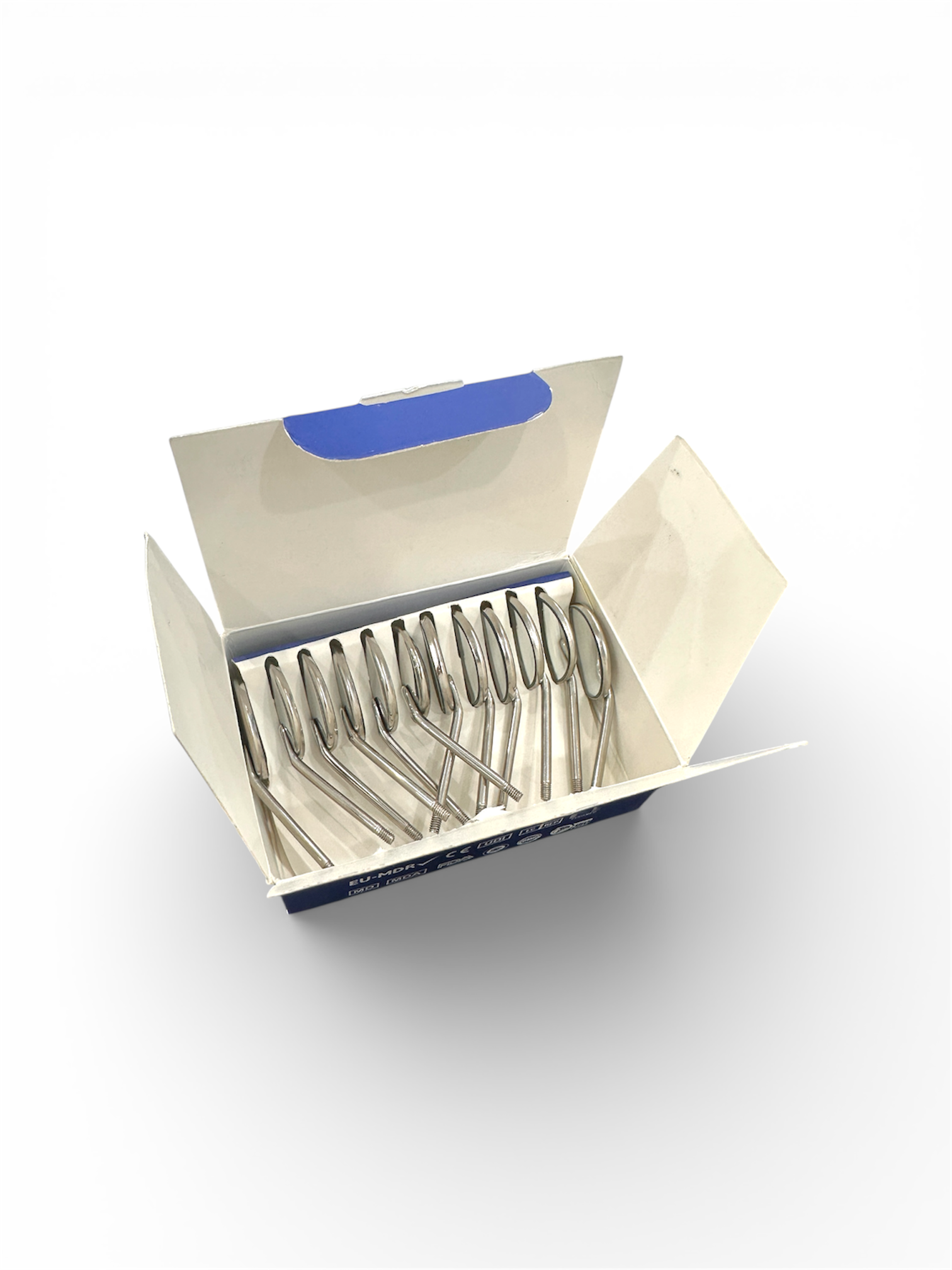 Mouth Mirror 10 pcs – Stainless Steel, Autoclavable