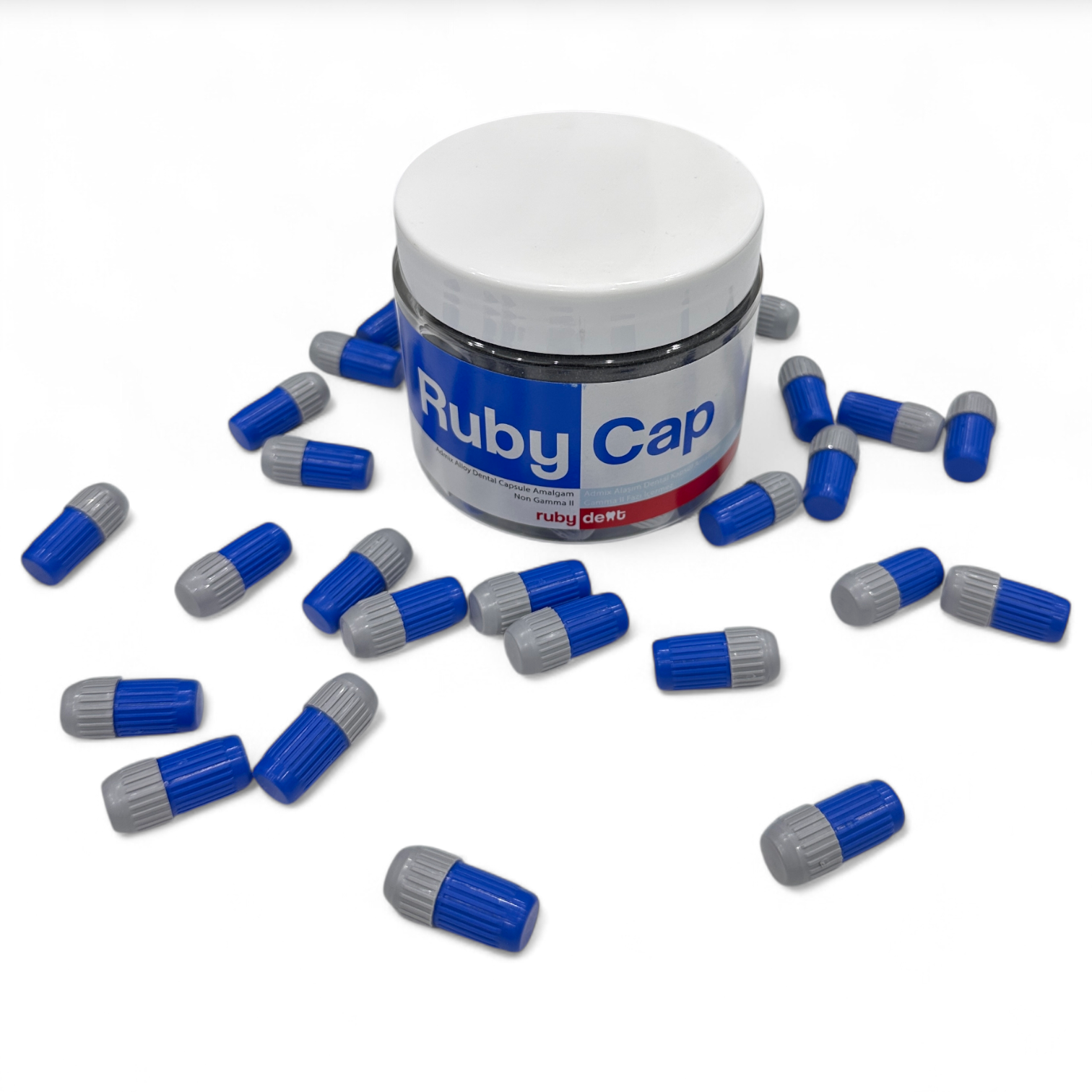 Ruby Cap Admix Alloy Dental Capsule – Amalgam Spill 1 — 3