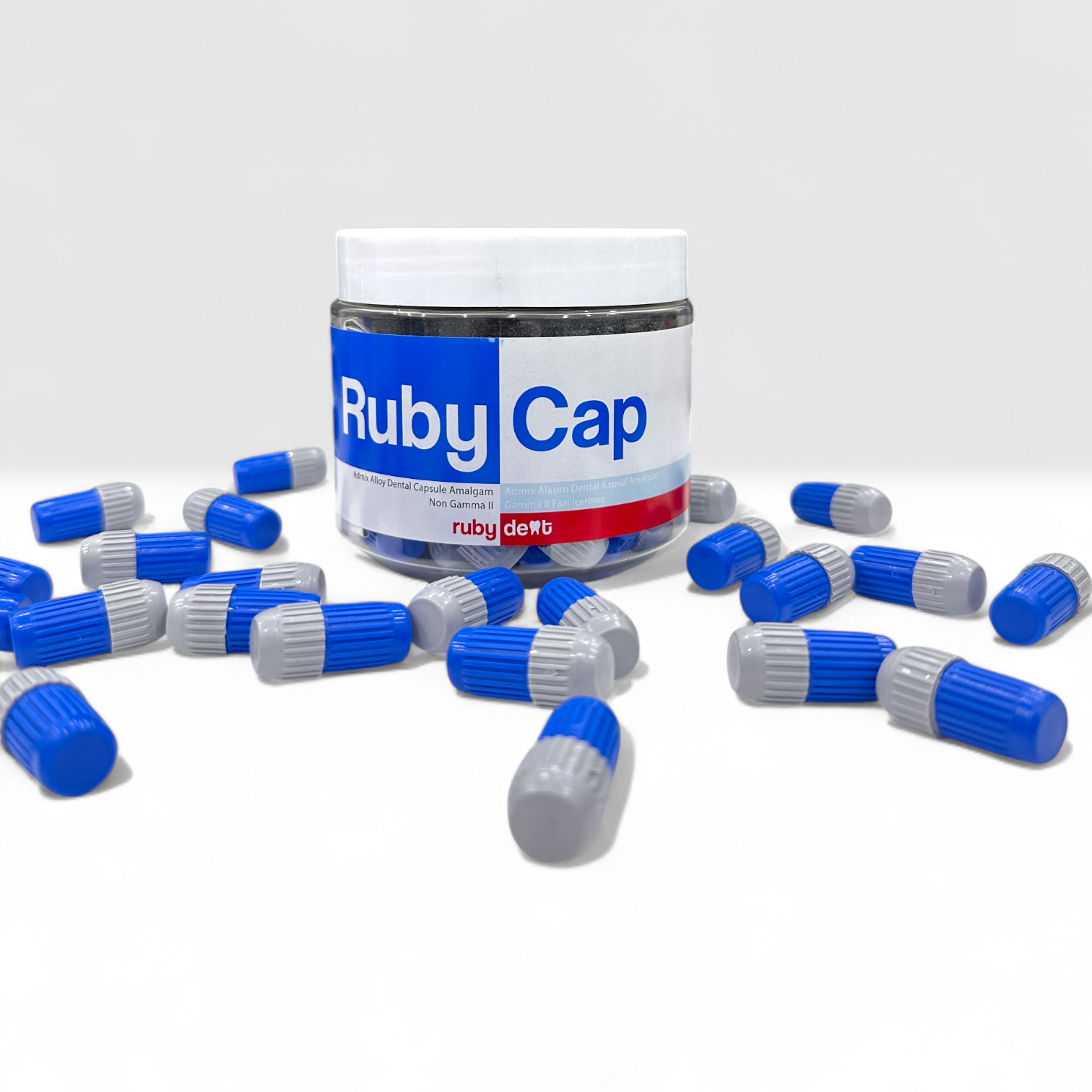 Ruby Cap Admix Alloy Dental Capsule – Amalgam Spill 1 — 3