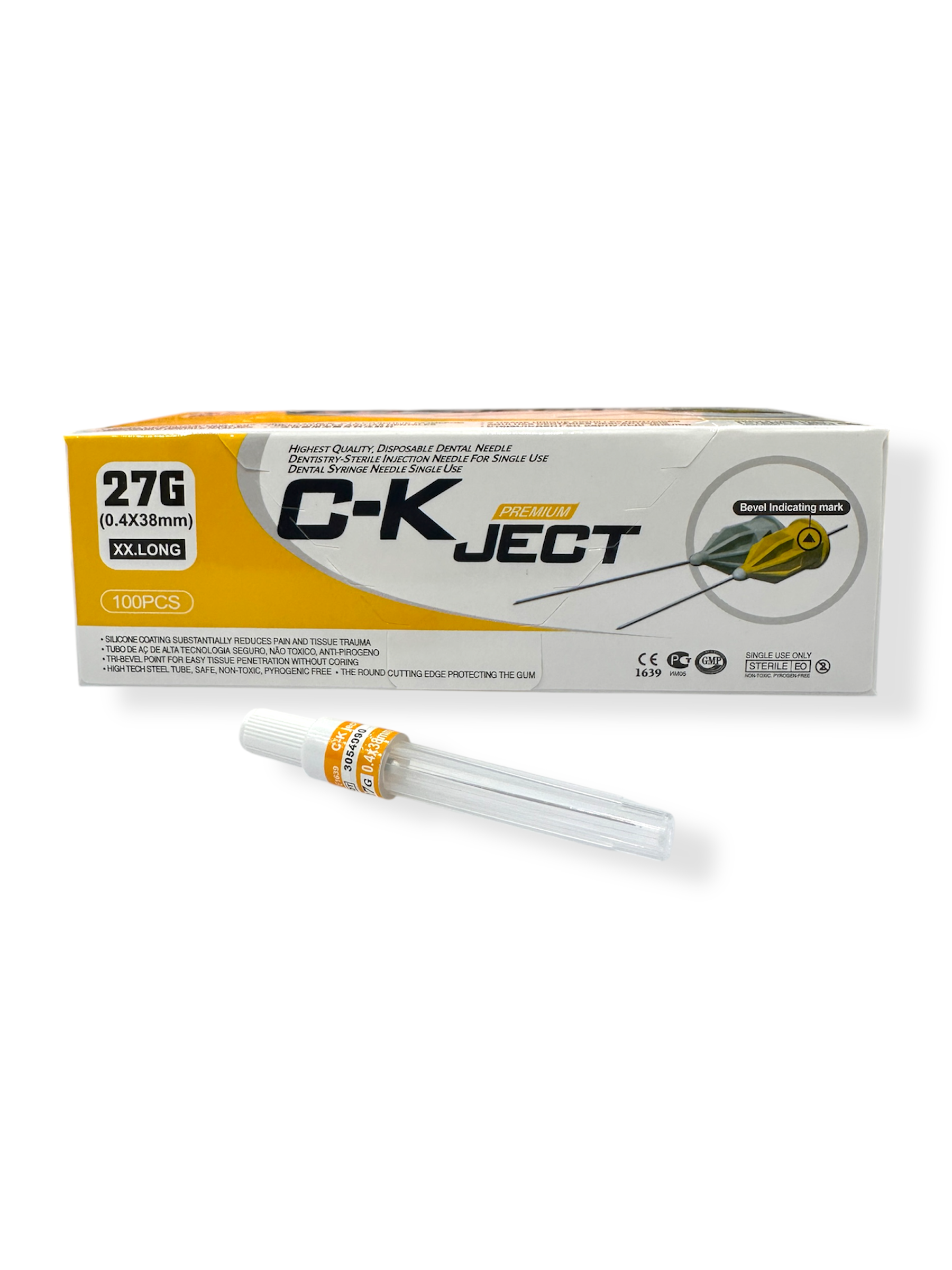 Long needle CK-Ject Premium 0.4 x 38mm