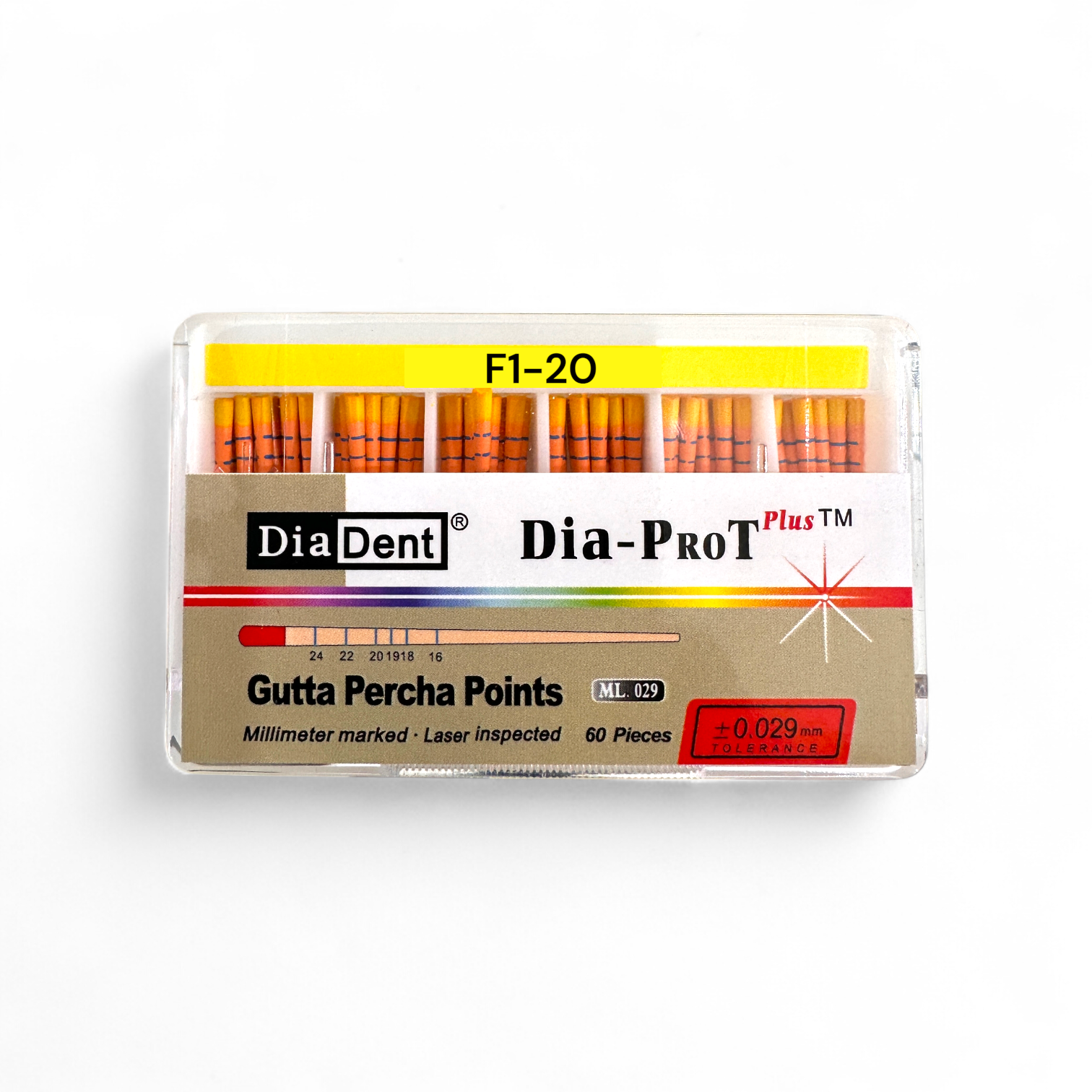Gutta Percha Points - F1 #20 & F2 #25
