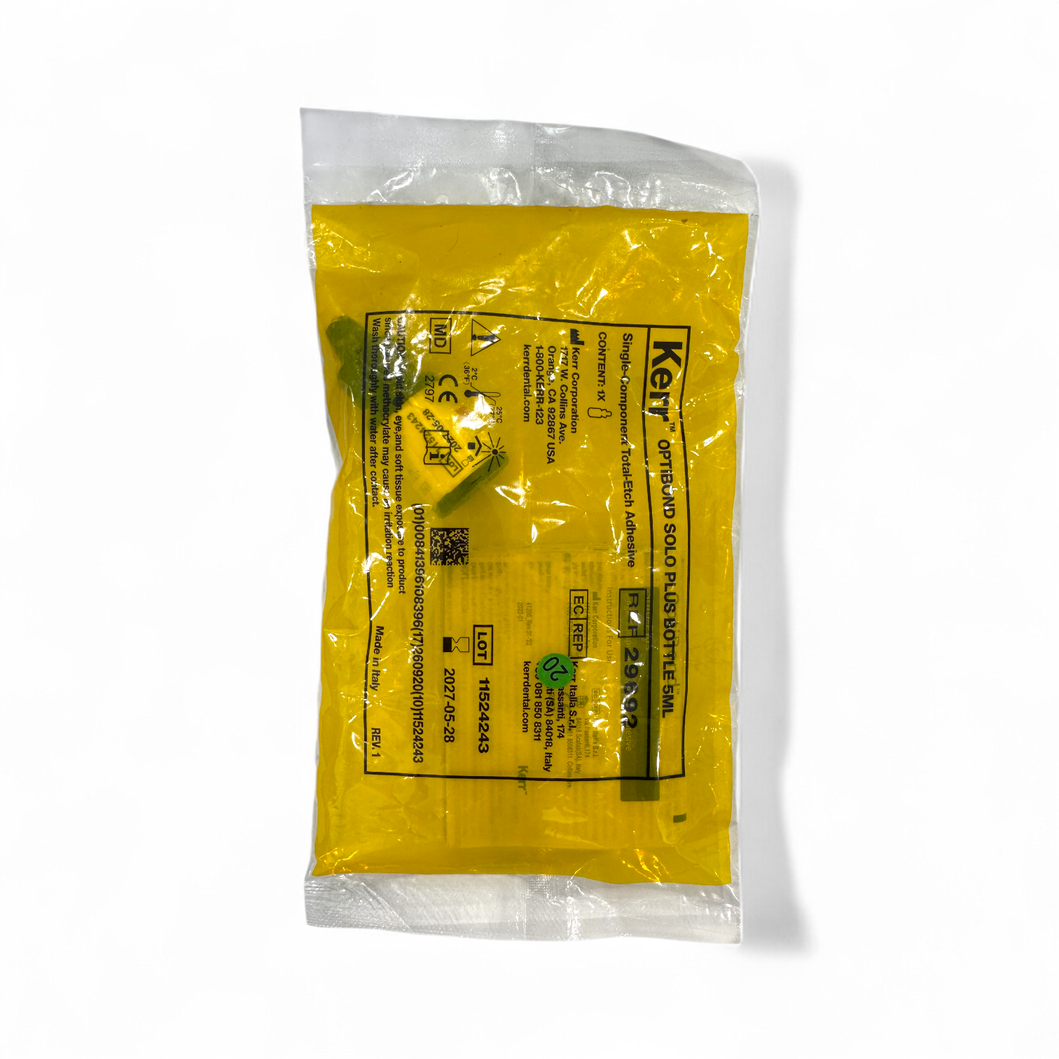 Kerr OptiBond Solo Plus 5 ml – Total‑Etch Dental Adhesive (Made in Italy)