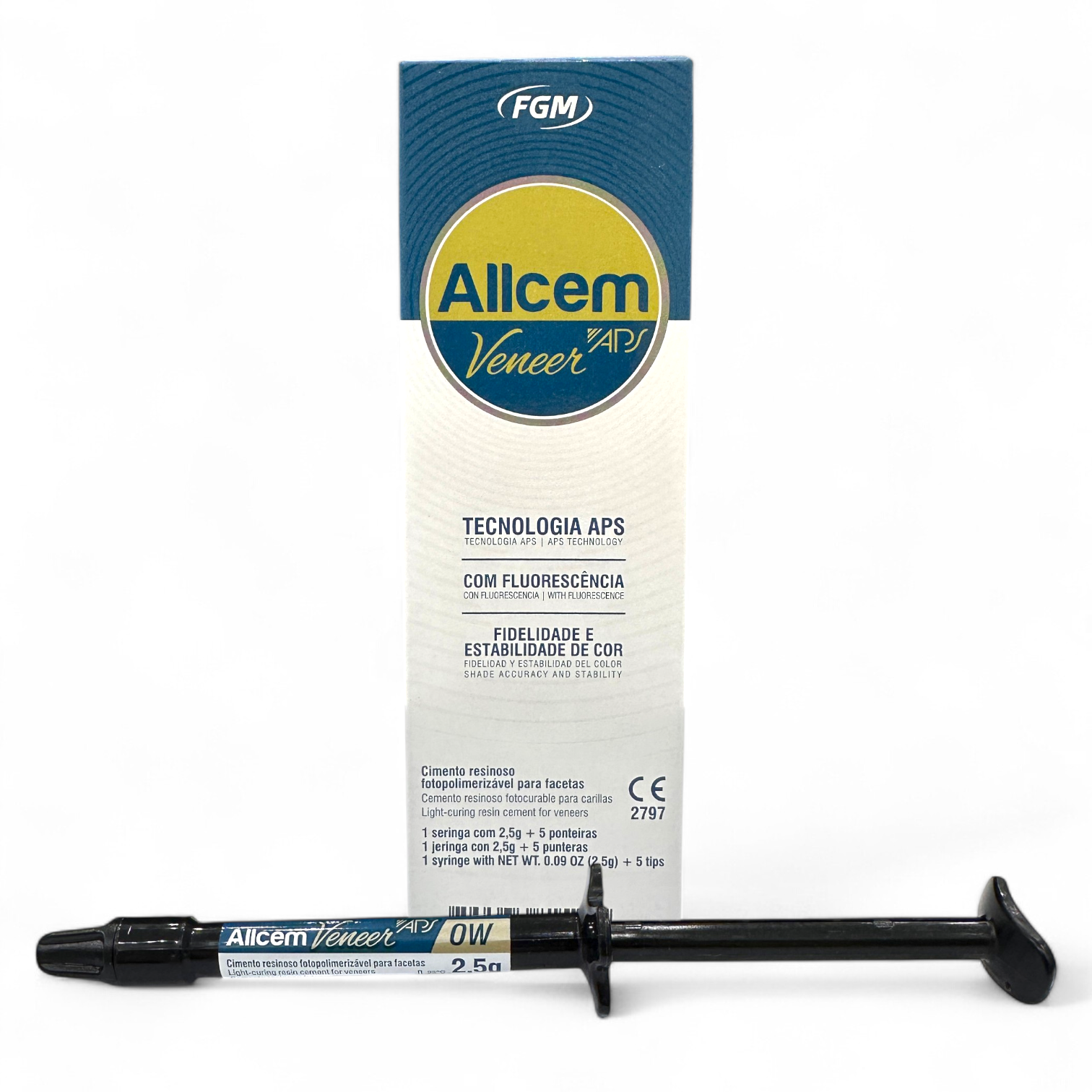 FGM Allcem Veneer APS Opaque White – Light-Curing Resin Cement  2.5 g