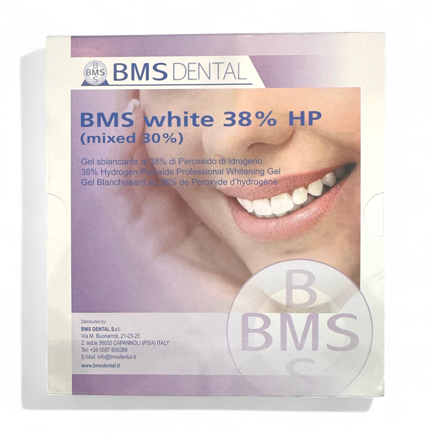 BMS White 38% Teeth Whitening Gel Kit – Professional In‑Office Hydrogen Peroxide Whitening System