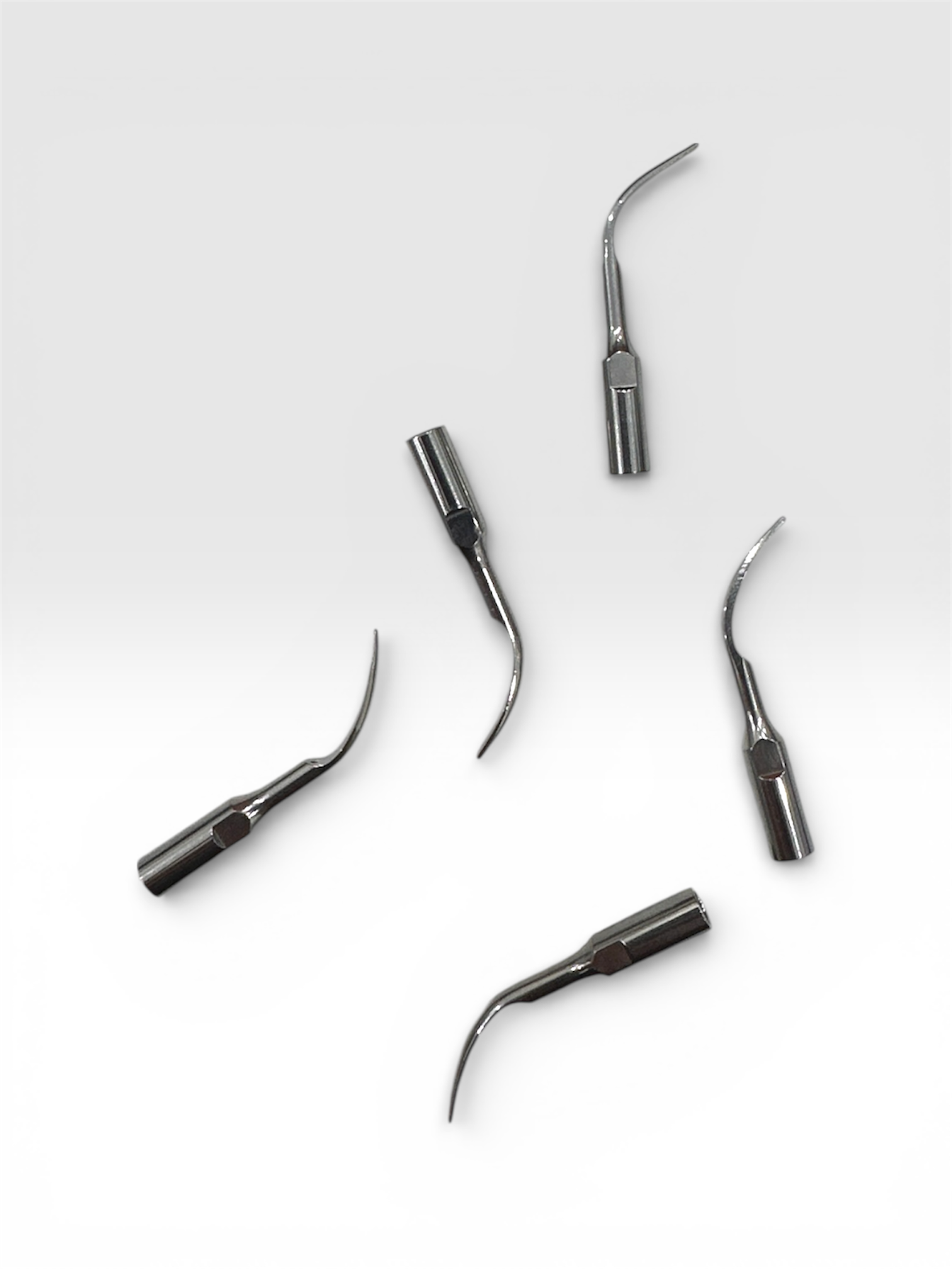 DTE HD‑7L LED Piezo Ultrasonic Scaler Tips – 5-Piece Set