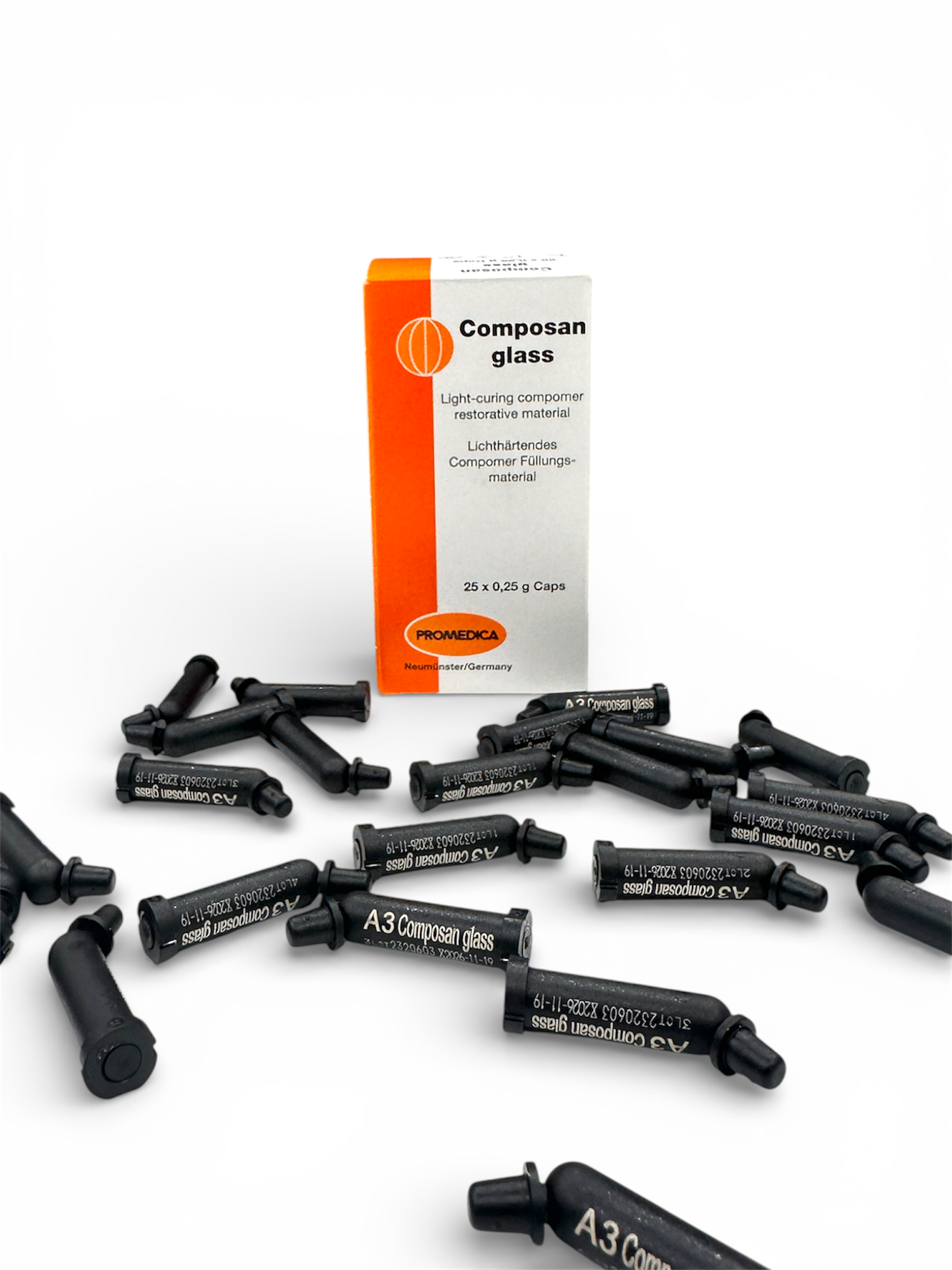 Promedica Composan Glass Light‑Curing Compomer Filling (25x 0,25g)