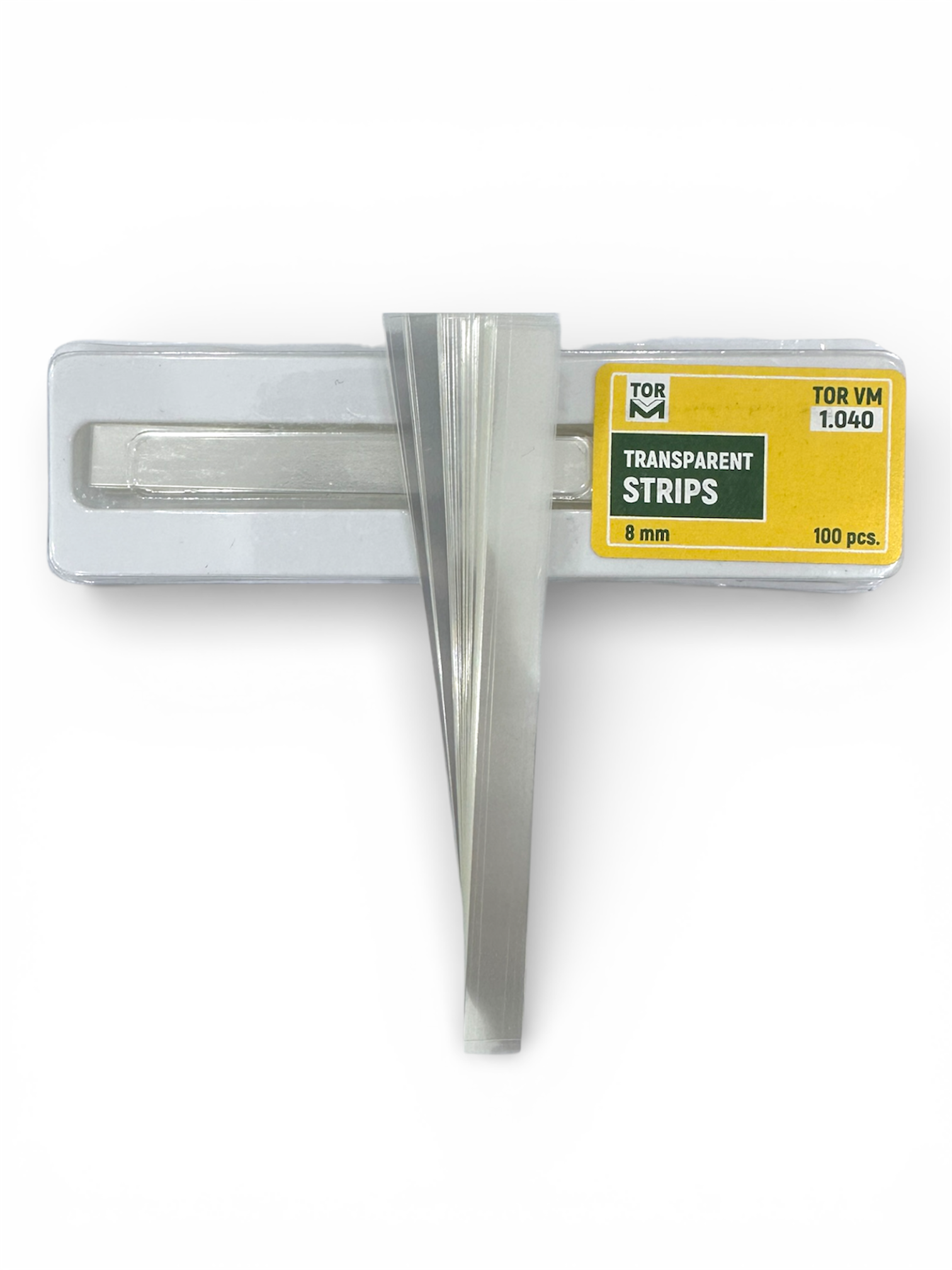 Celluloid Strip – Transparent Matrix Strip 8 mm × 100 pcs