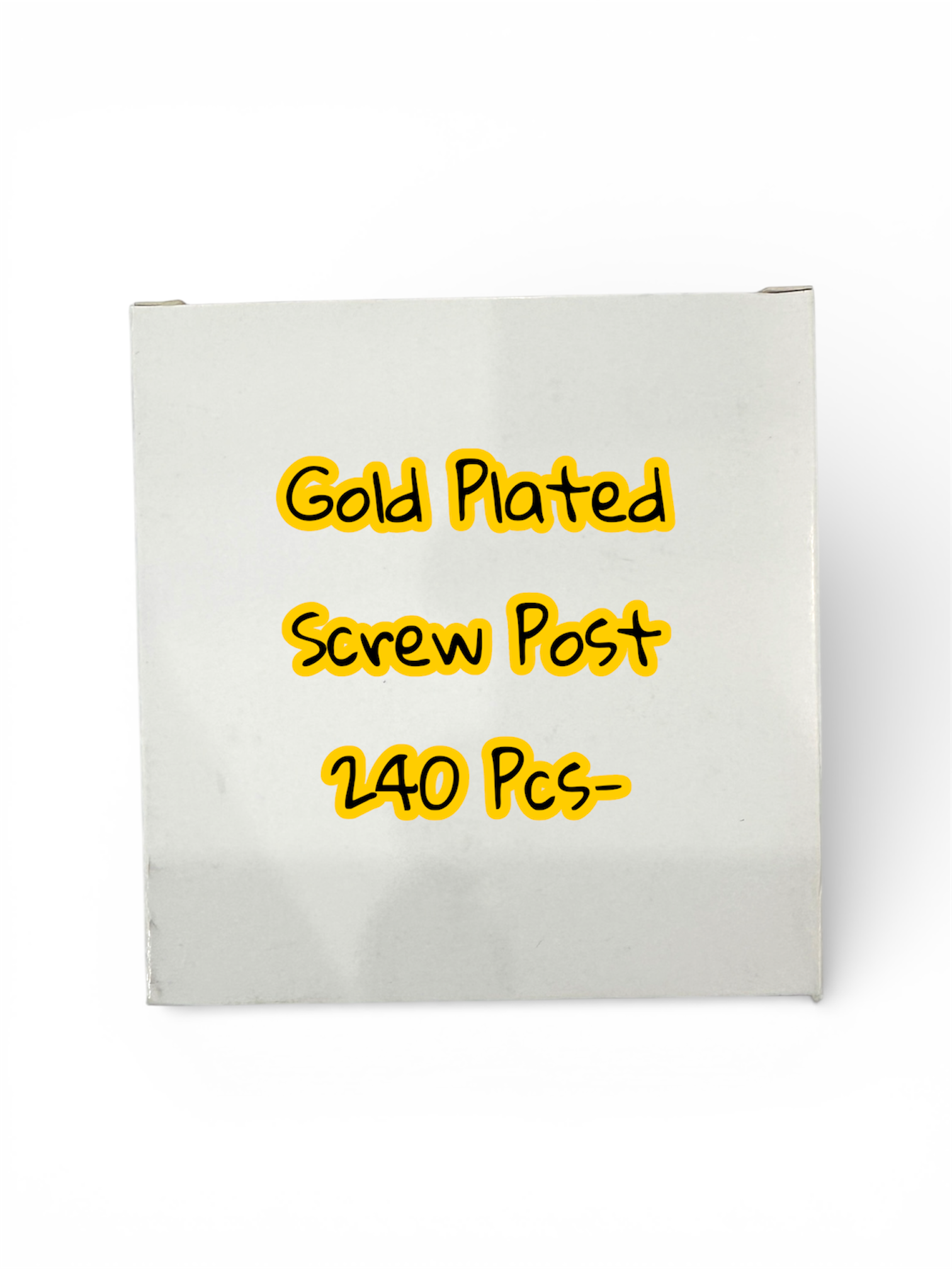 Gold Plated Screw Post Complete Kit – Endodontic Conical Pins for Post & Core Restorations 24 pcs