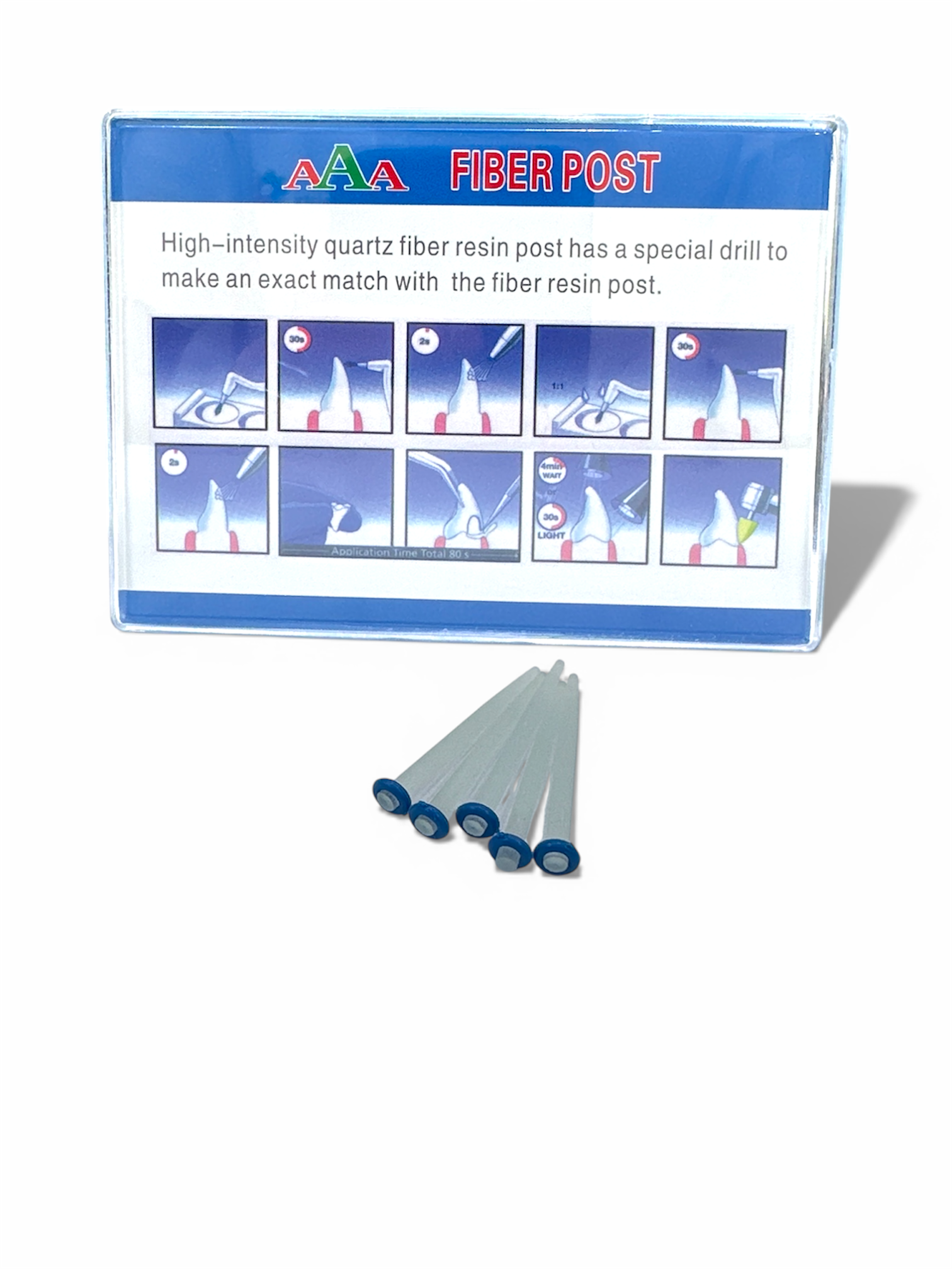 Fiber Reinforced Dental Posts Kit – Assorted Sizes With Matching Drills
