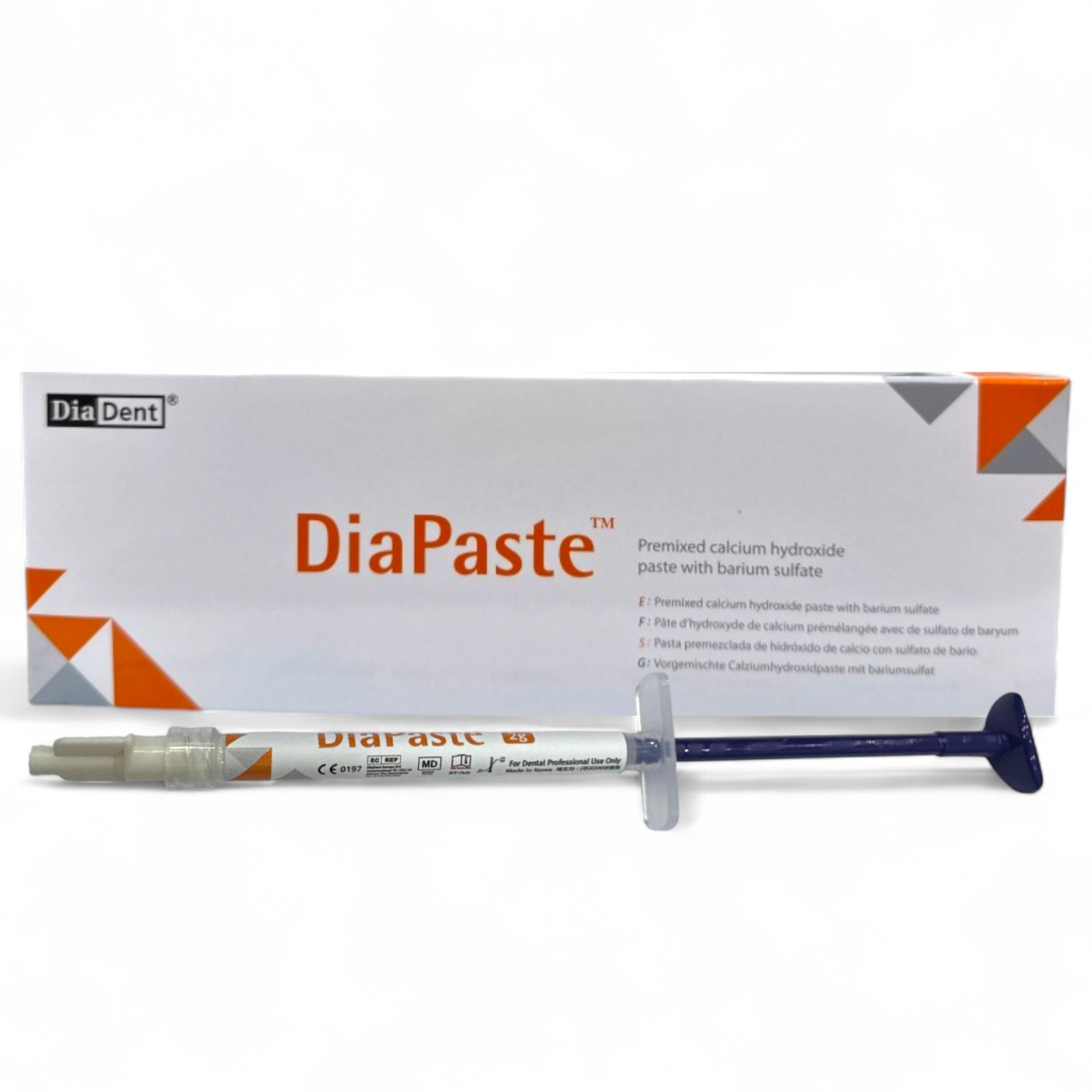 DiaPaste Calcium Hydroxide Paste with Barium Sulfate – Premixed Endodontic