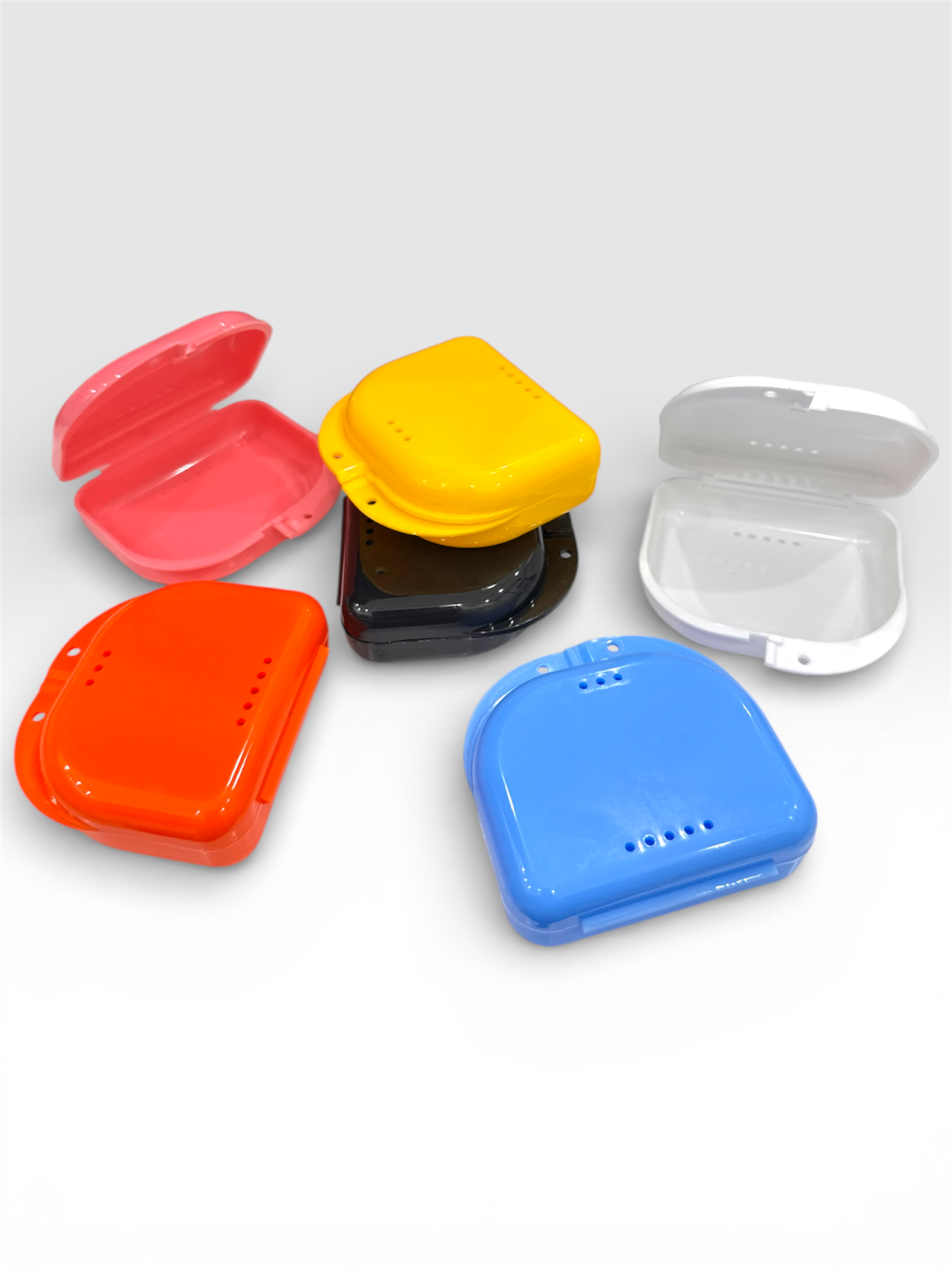 Orthodontic Retainer Storage Box | Dental Retainer Case with Vent Holes
