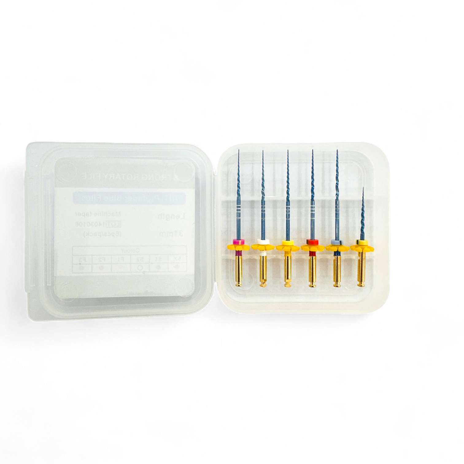 NiTi Protaper Blue Rotary Files – RCF System (F4, F5) — L21mm
