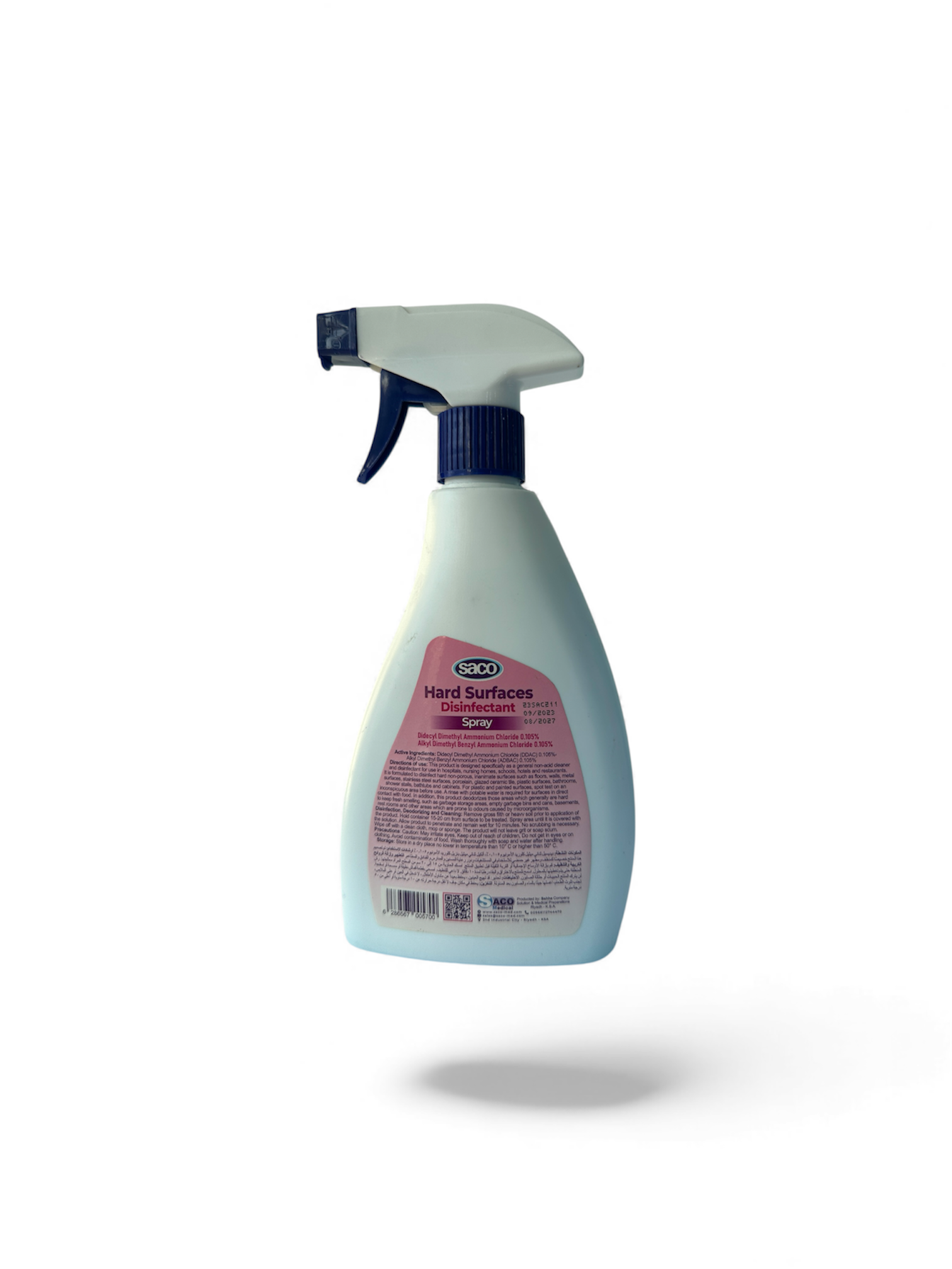 Saco Hard Surface Spray – Fast Acting Disinfectant for Dental & Medical Surfaces