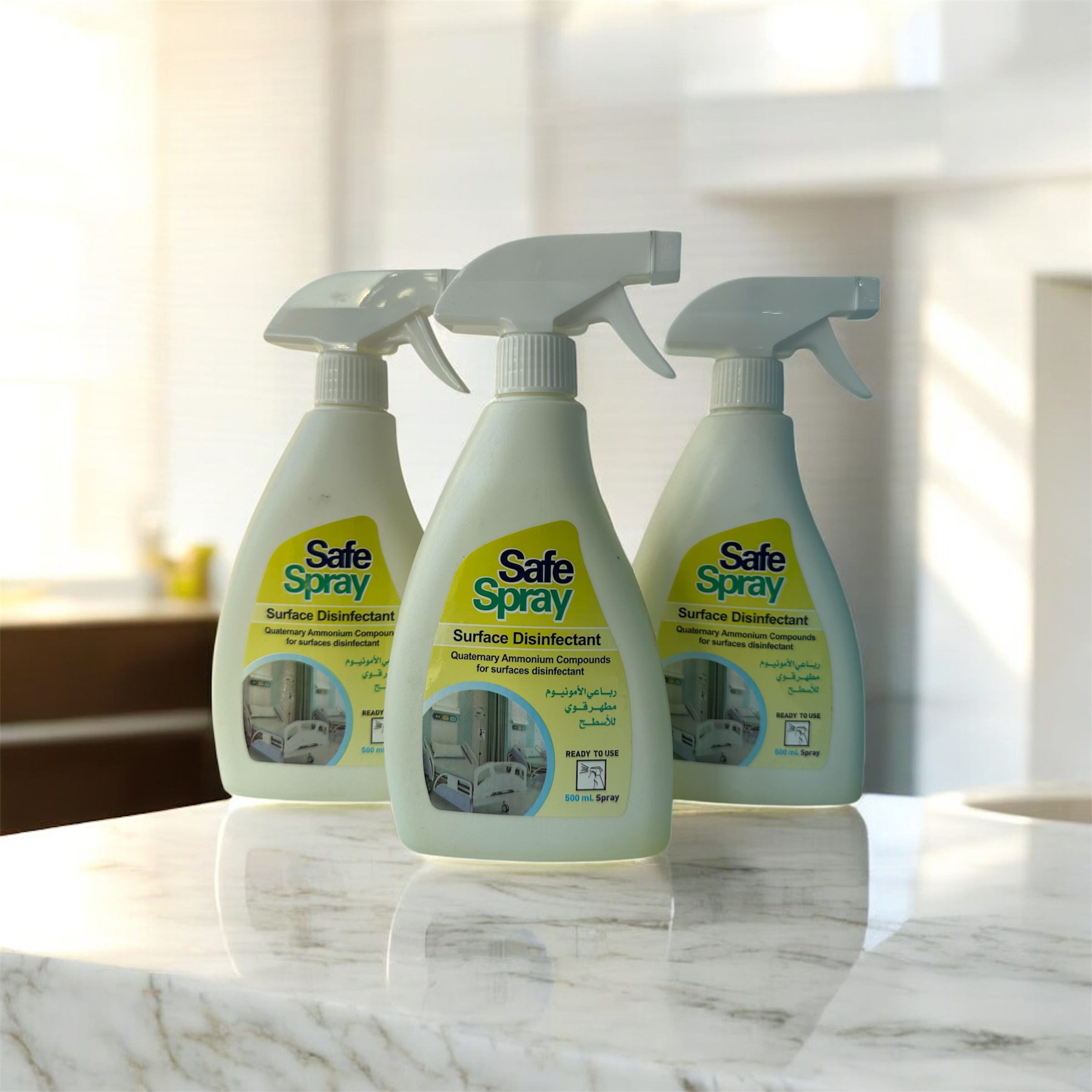 Safe Spray Disinfectant – Fast Acting Surface Cleaner for Clinics 500ml