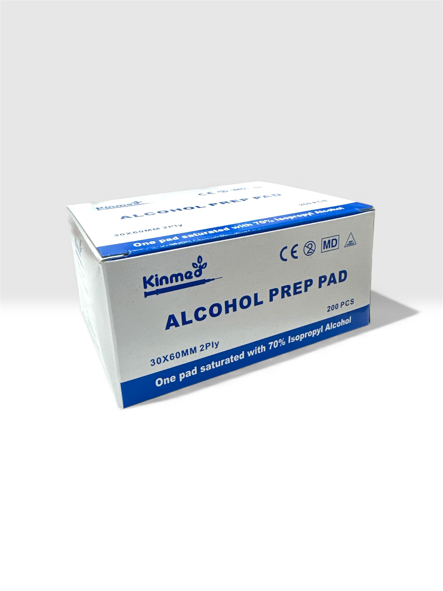 Kinmed Alcohol Sterile Wipes – Single-Use Disinfecting Wipes for Clinics