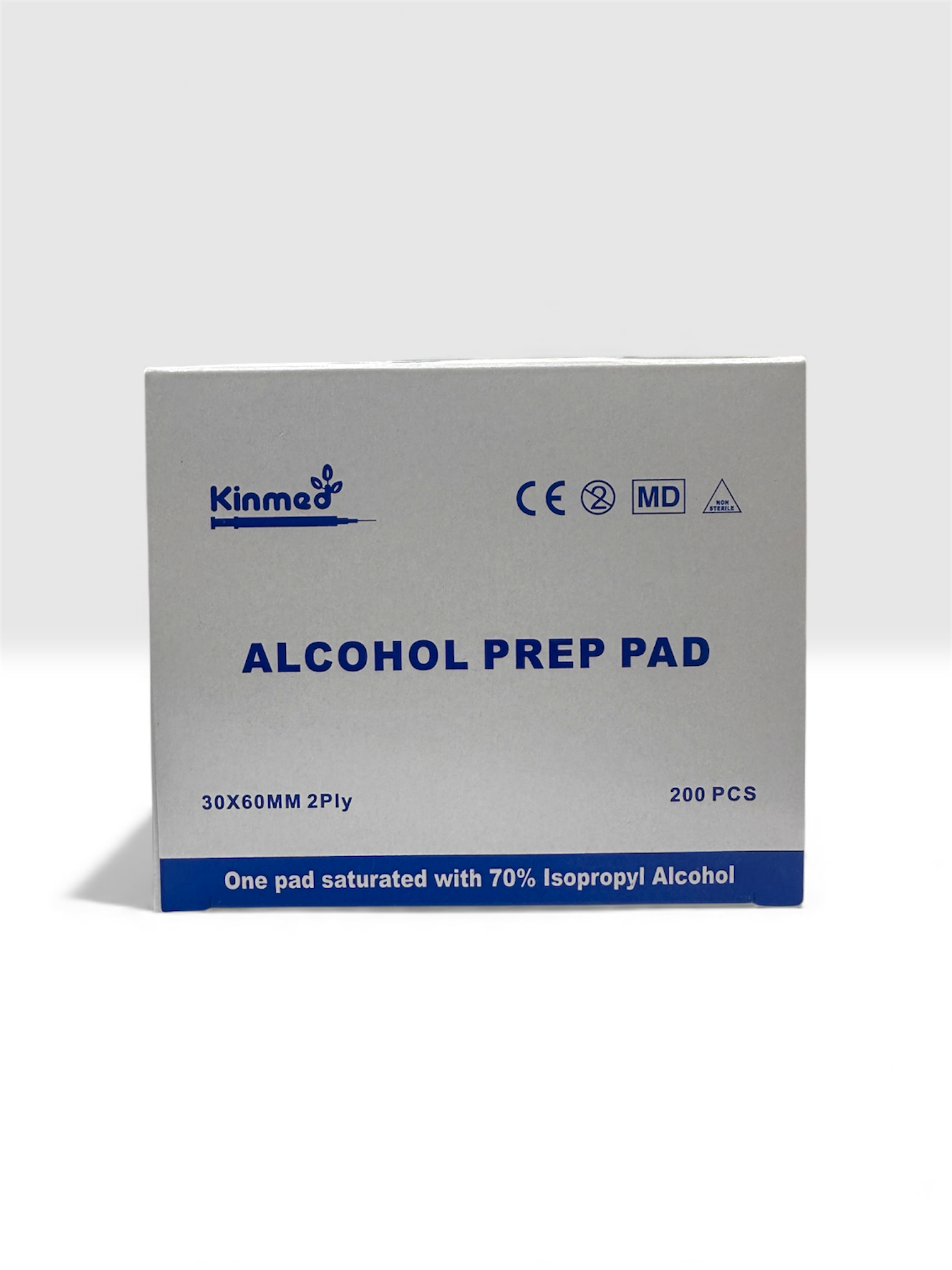 Kinmed Alcohol Sterile Wipes – Single-Use Disinfecting Wipes for Clinics
