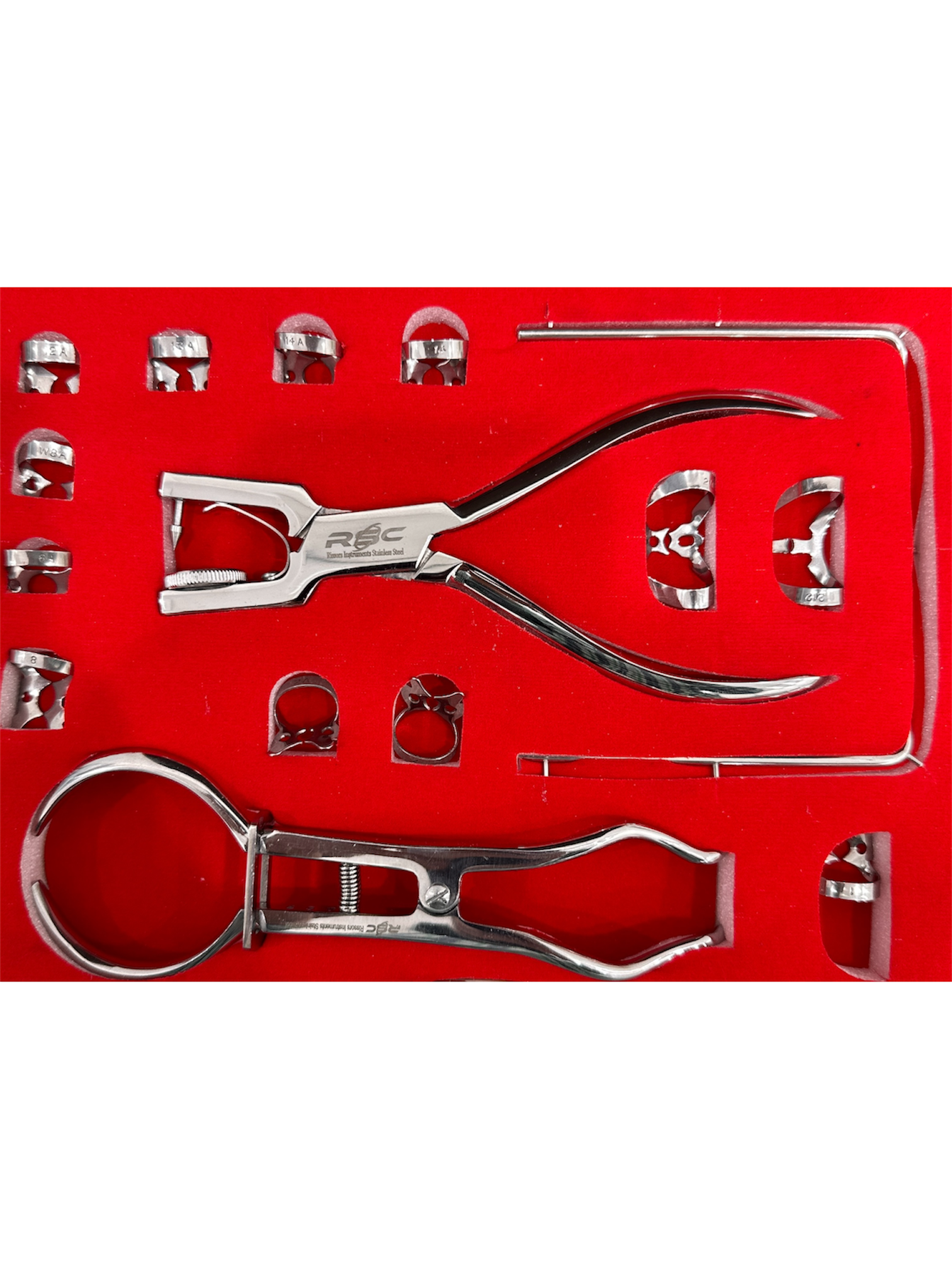 Dental Rubber Dam Clamp Kit